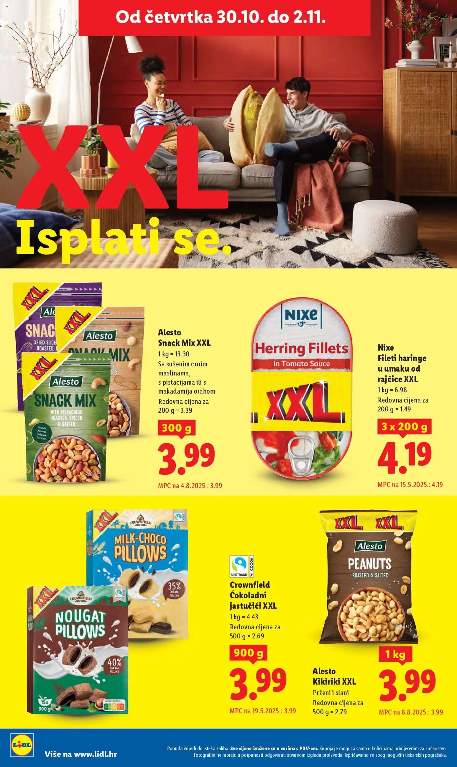 Lidl katalog | vrijedi od 29.10.2025 | Stranica: 12 | Proizvodi: Rajčice, Kikiriki