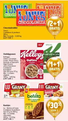  | Pagina: 27 | Producten: Koekjes, La, Melk, Chocolade