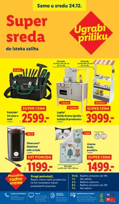Silvercrest® Električni mlin za kafu, Električni mlin za kafu, 180 W - pregled Lidl kataloga - važi od 18.12.2025 | Strana: 80