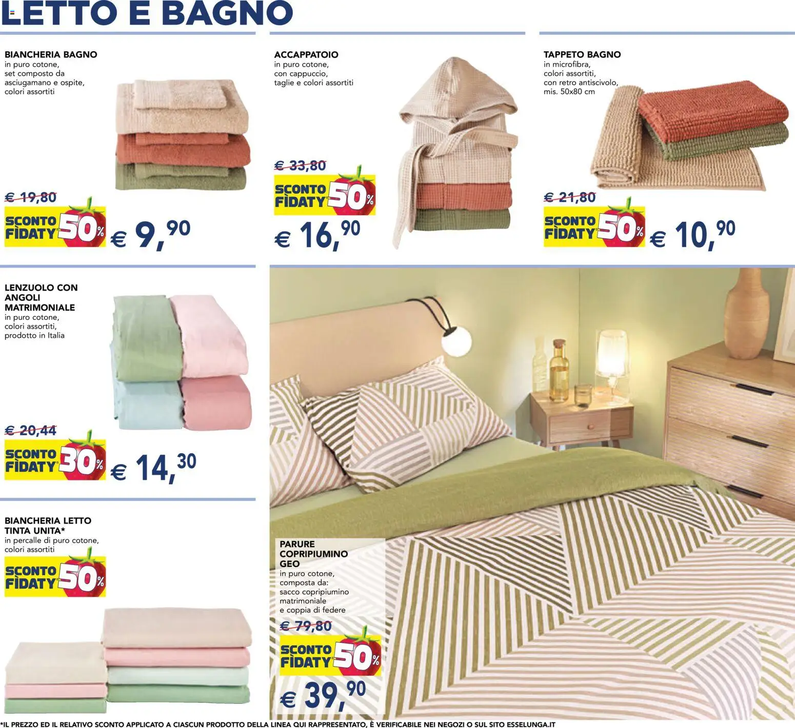 Volantino Esselunga S del 29.12.2025 | Pagina: 3 | Prodotti: Copripiumino, Asciugamano, Bagno, Tappeto