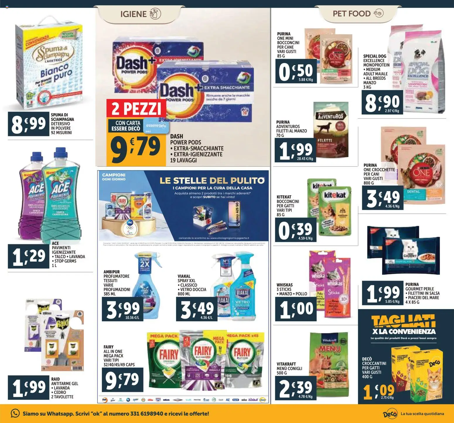 Volantino Decò del 20.11.2025 | Pagina: 19 | Prodotti: Maiale, Salsa, Lavatrice, Lavanda