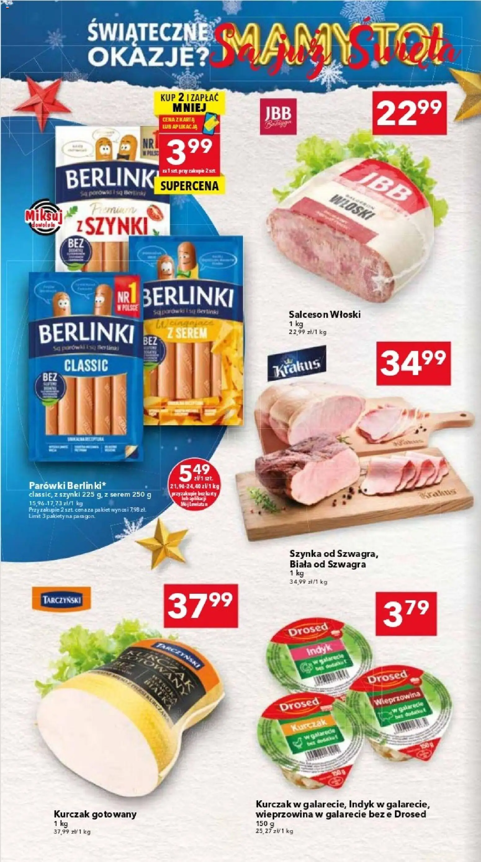 Lewiatan gazetka - Katowice od 04.12.2025 | Strona: 4 | Produkty: Karta, Parówki, Szynka, Wieprzowina