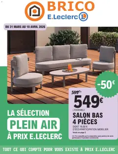 Brico E.Leclerc - Prévisualisation de Brico E.Leclerc catalogue valide à partir de 31.03.2026