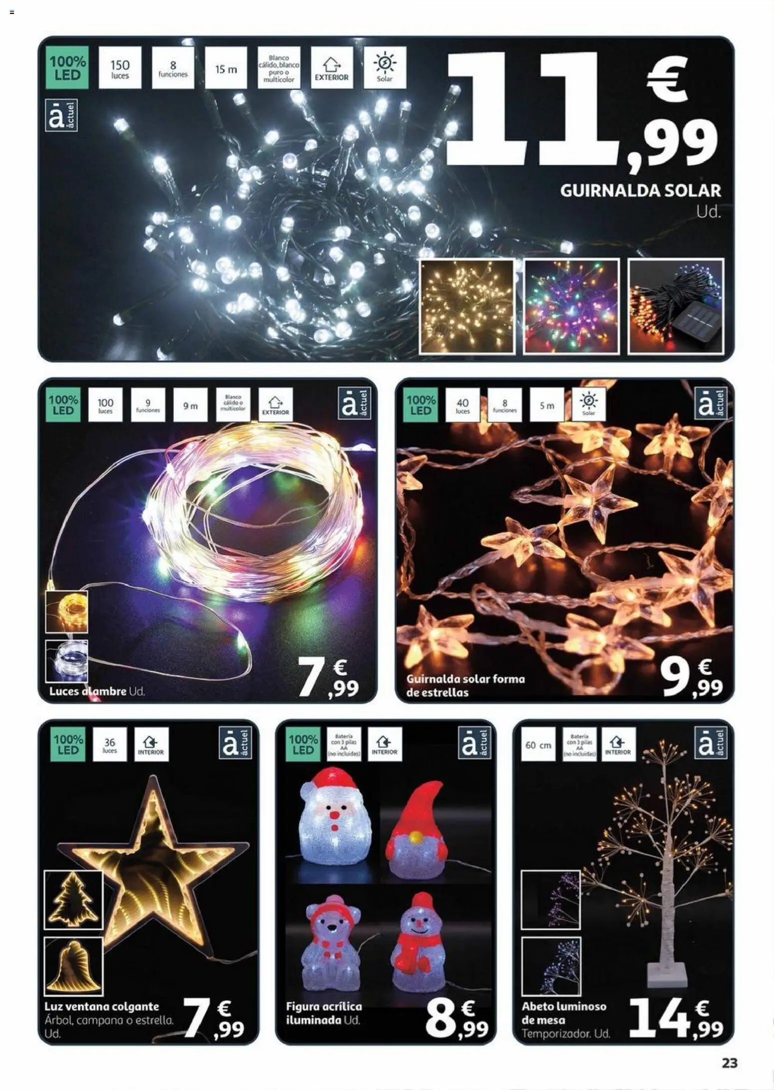 Alcampo - Deco Navidad 2025 │ válido desde el 06.11.2025 | Página: 23 | Productos: Mesa, Batería