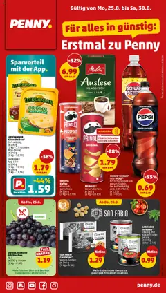 Penny Prospekt 	 gültig ab dem 25.08.2025