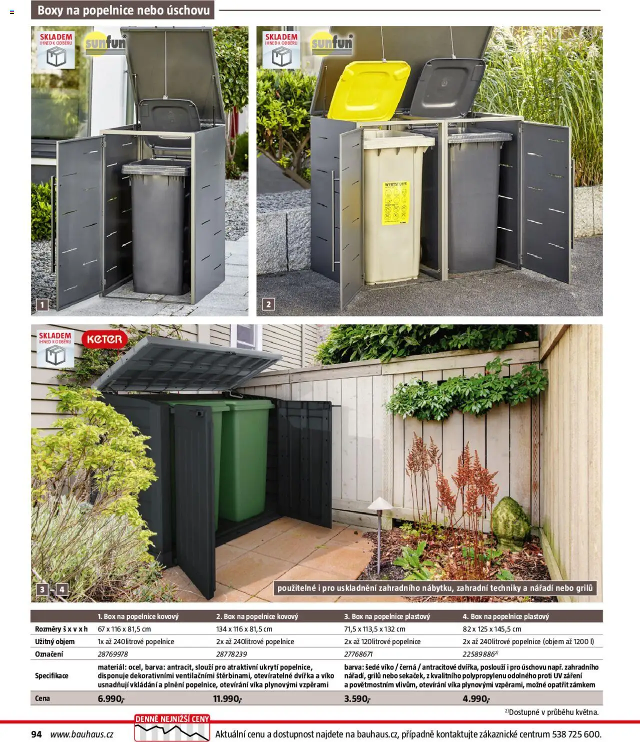 Bauhaus katalog Ploty a zahradní domky od 01.04.2025 | Strana: 94 | Produkty: Box, Nářadí