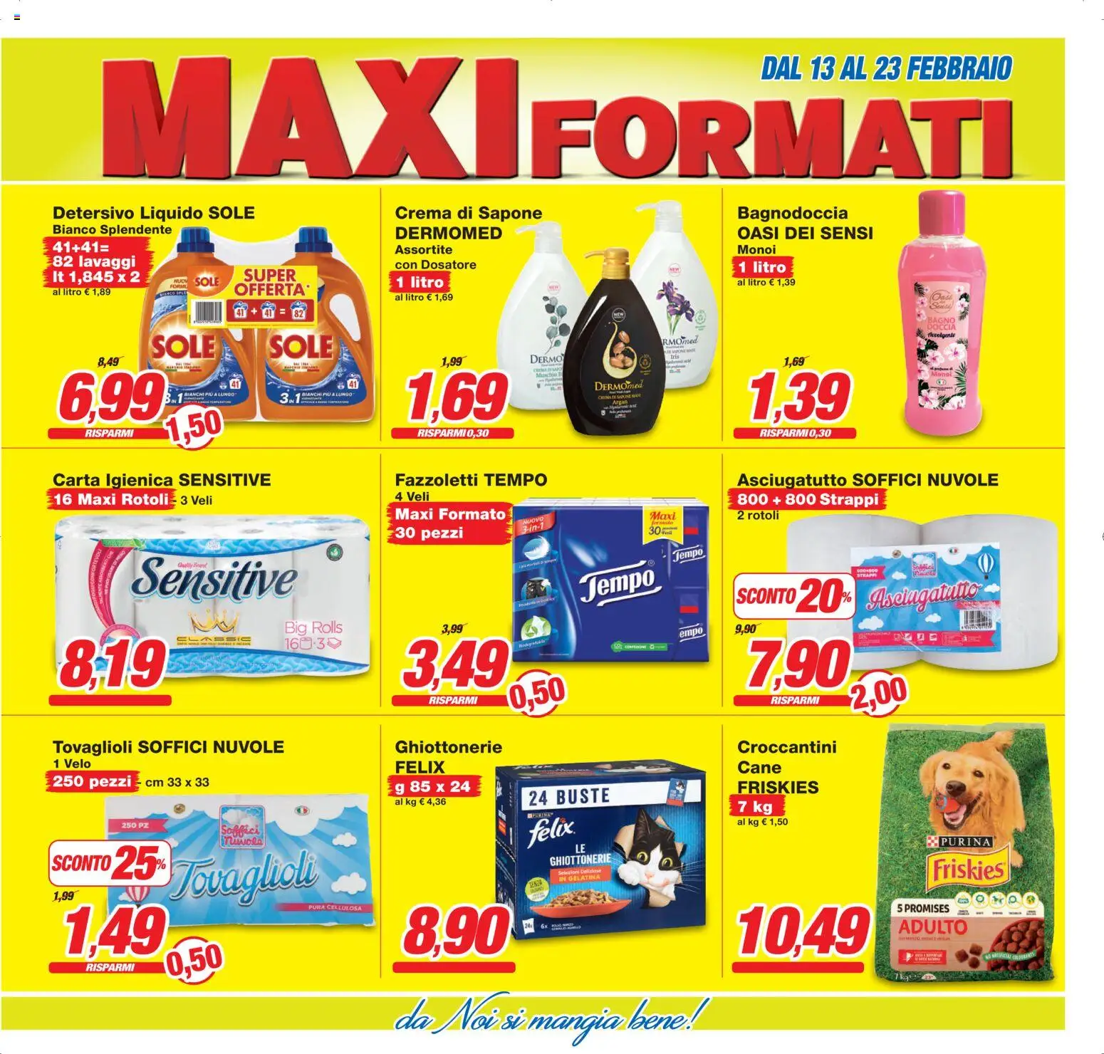 Volantino Prix del 13.02.2026 | Pagina: 5 | Prodotti: Crema, Sapone, Fazzoletti, Asciugatutto