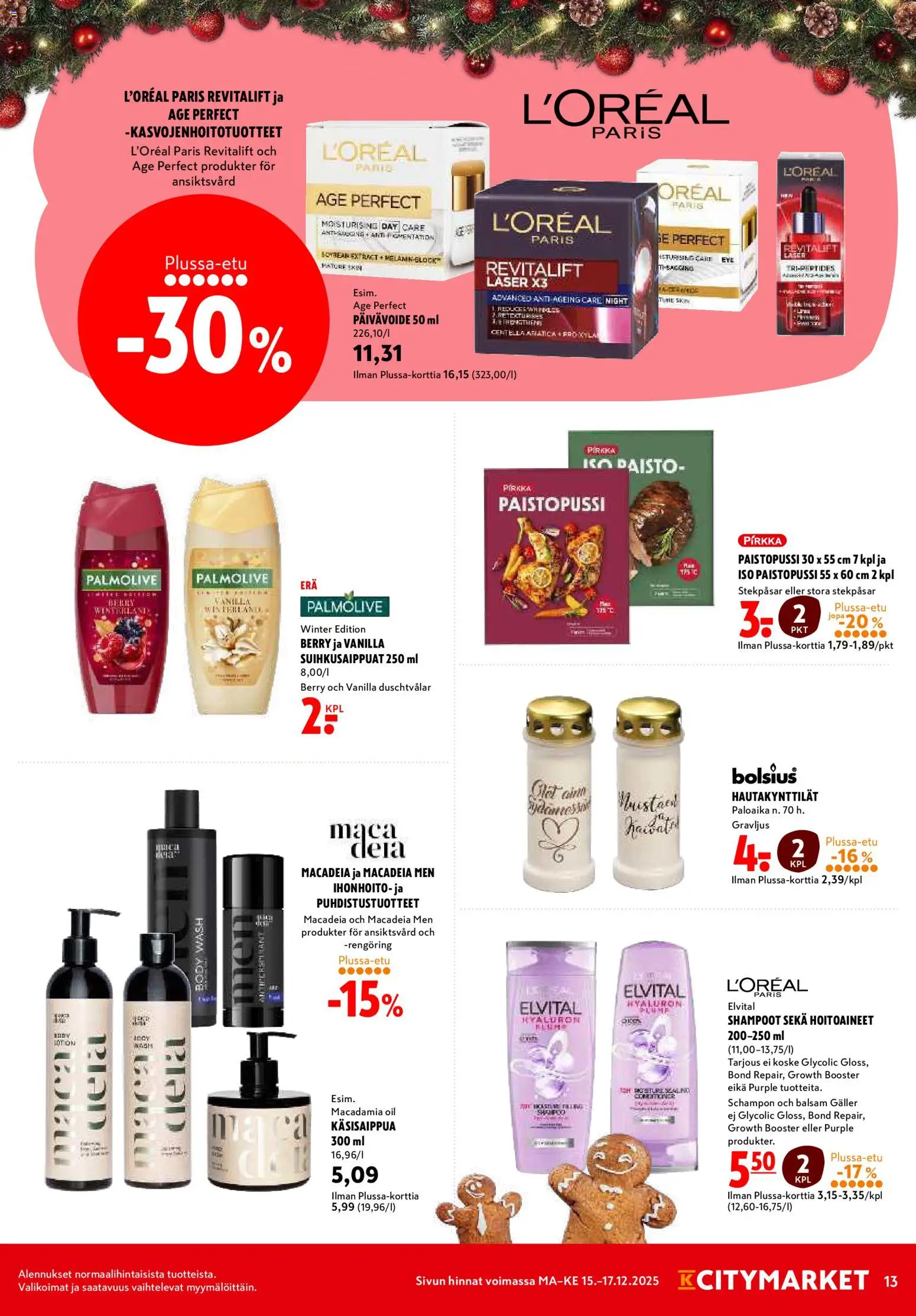 K-Citymarket tarjoukset – voimassa 15.12.2025 alkaen | Sivu: 13 | Tuotteet: Käsisaippua
