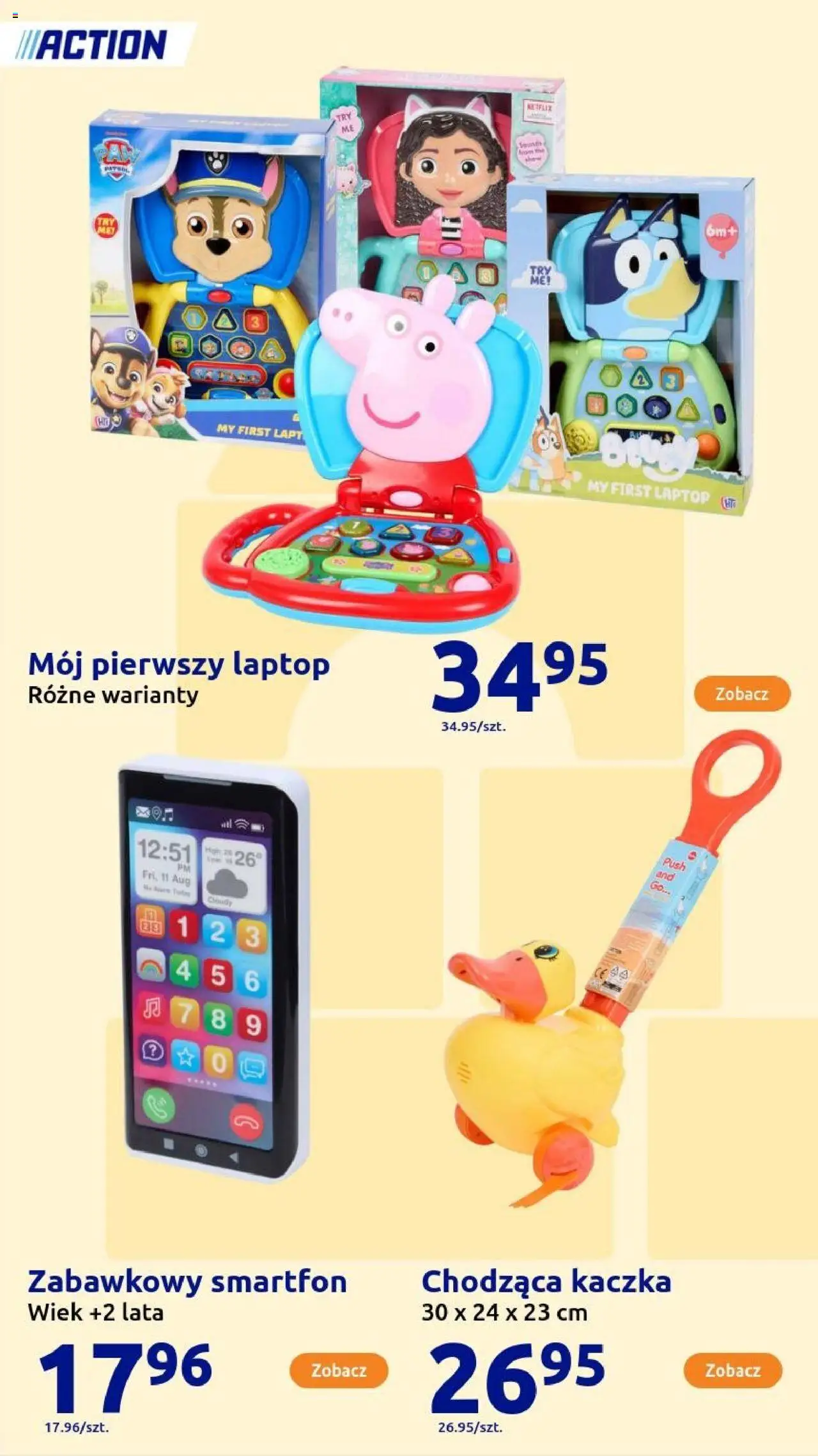 Action Gazetka - Presents od 08.10.2025 | Strona: 26 | Produkty: Smartfon, Laptop, Kaczka