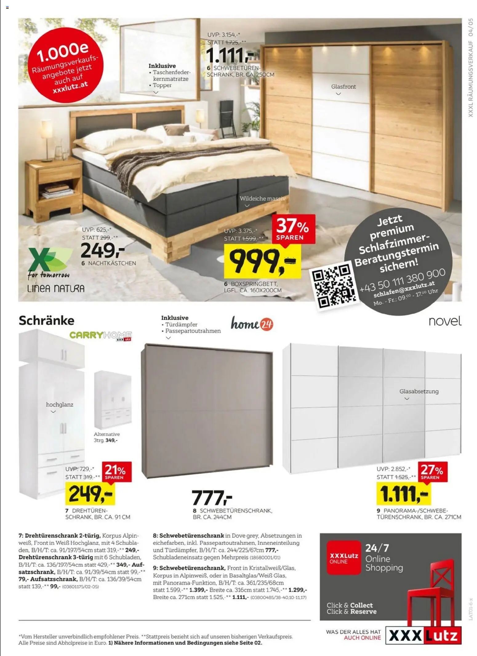 XXXLutz Schlafzimmer  gültig ab 29.12.2025 | Seite: 5 | Produkte: Uhr