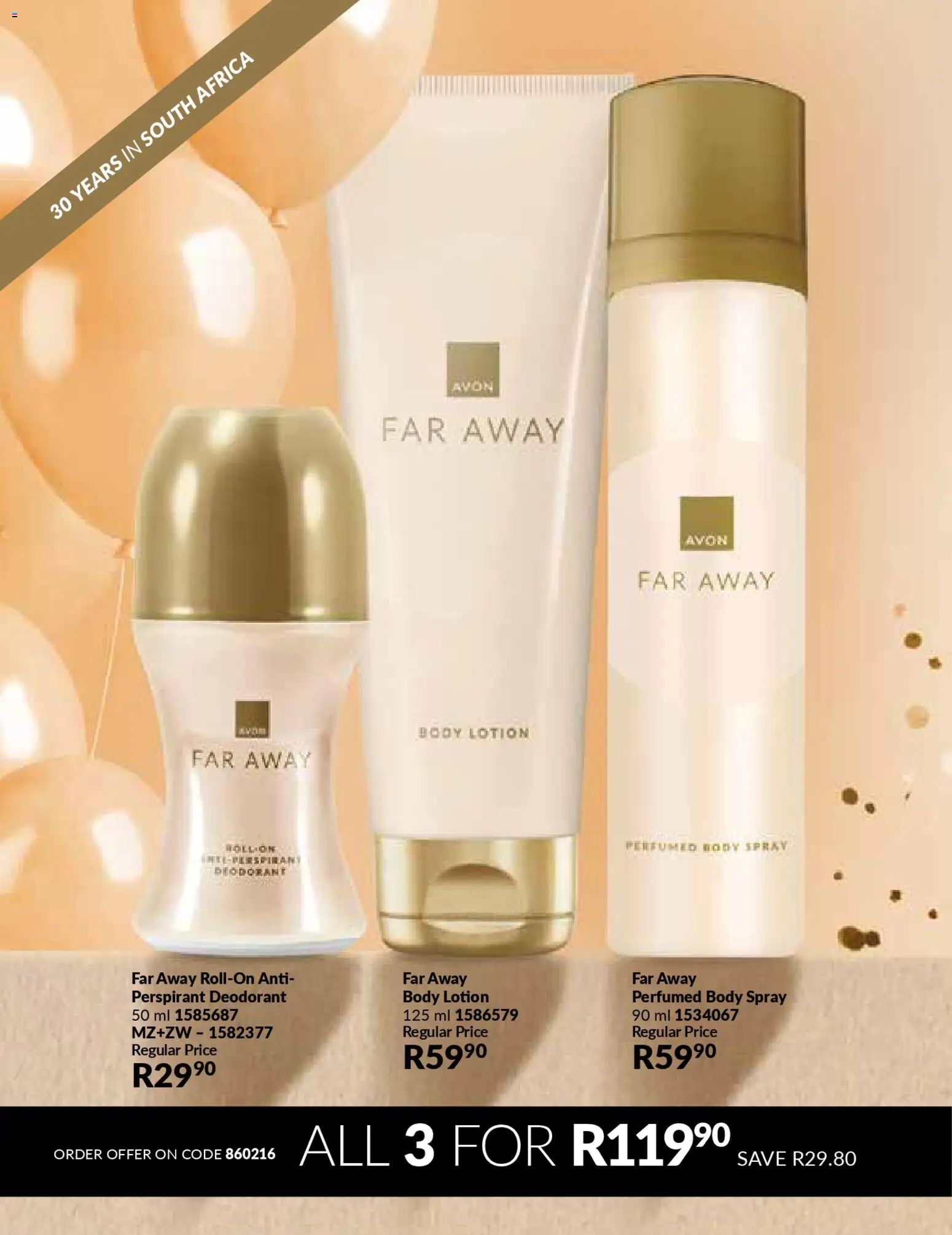 New Avon catalogue – valid from 01.01.2026 | Page: 10 | Products: Body spray, Deodorant, Lotion