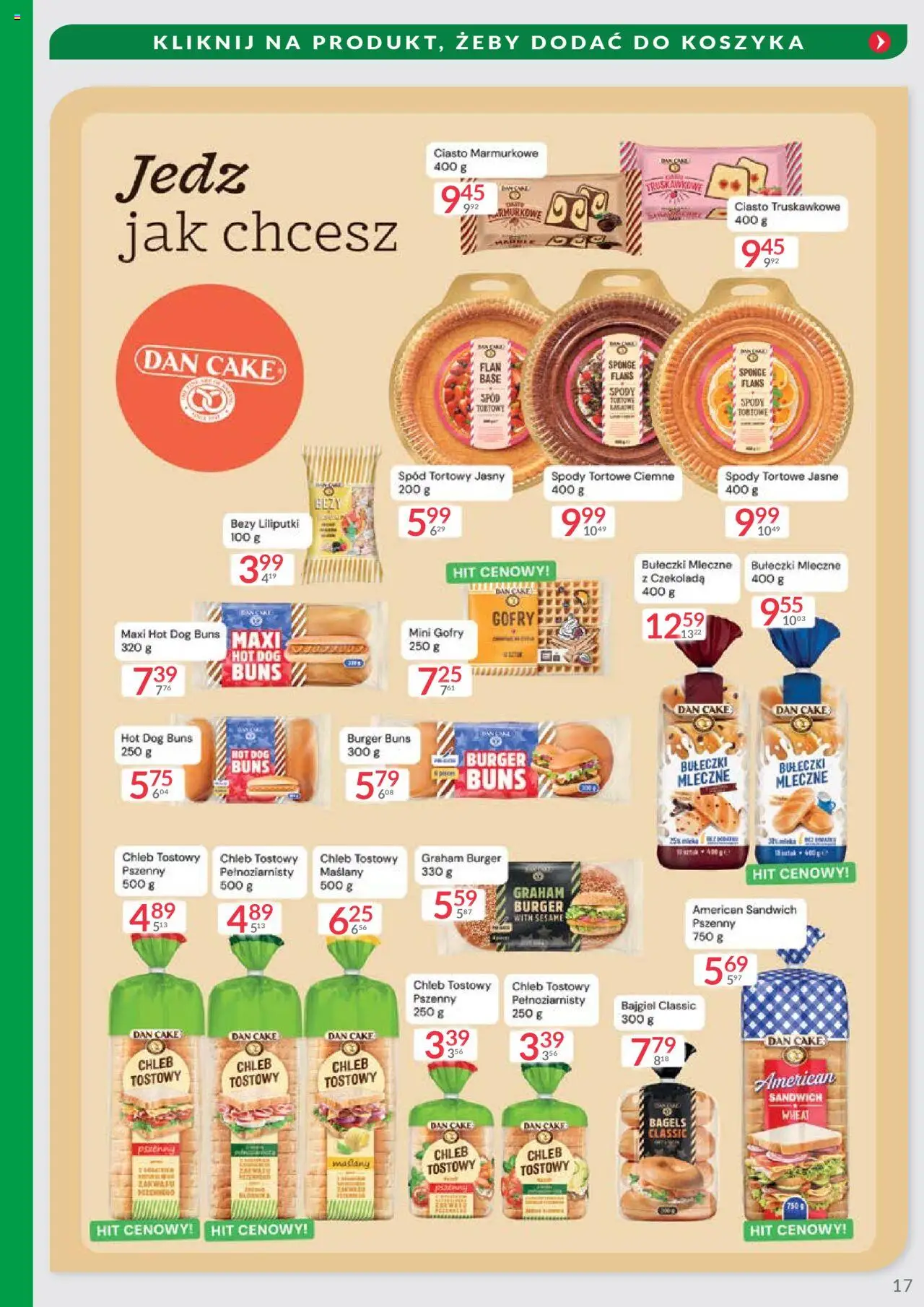 Eurocash Gazetka - Oferta Handlowa MR Południowy Wschód od 09.06.2025 | Strona: 17 | Produkty: Chleb tostowy, Sandwich, Chleb, Chleb tostowy graham