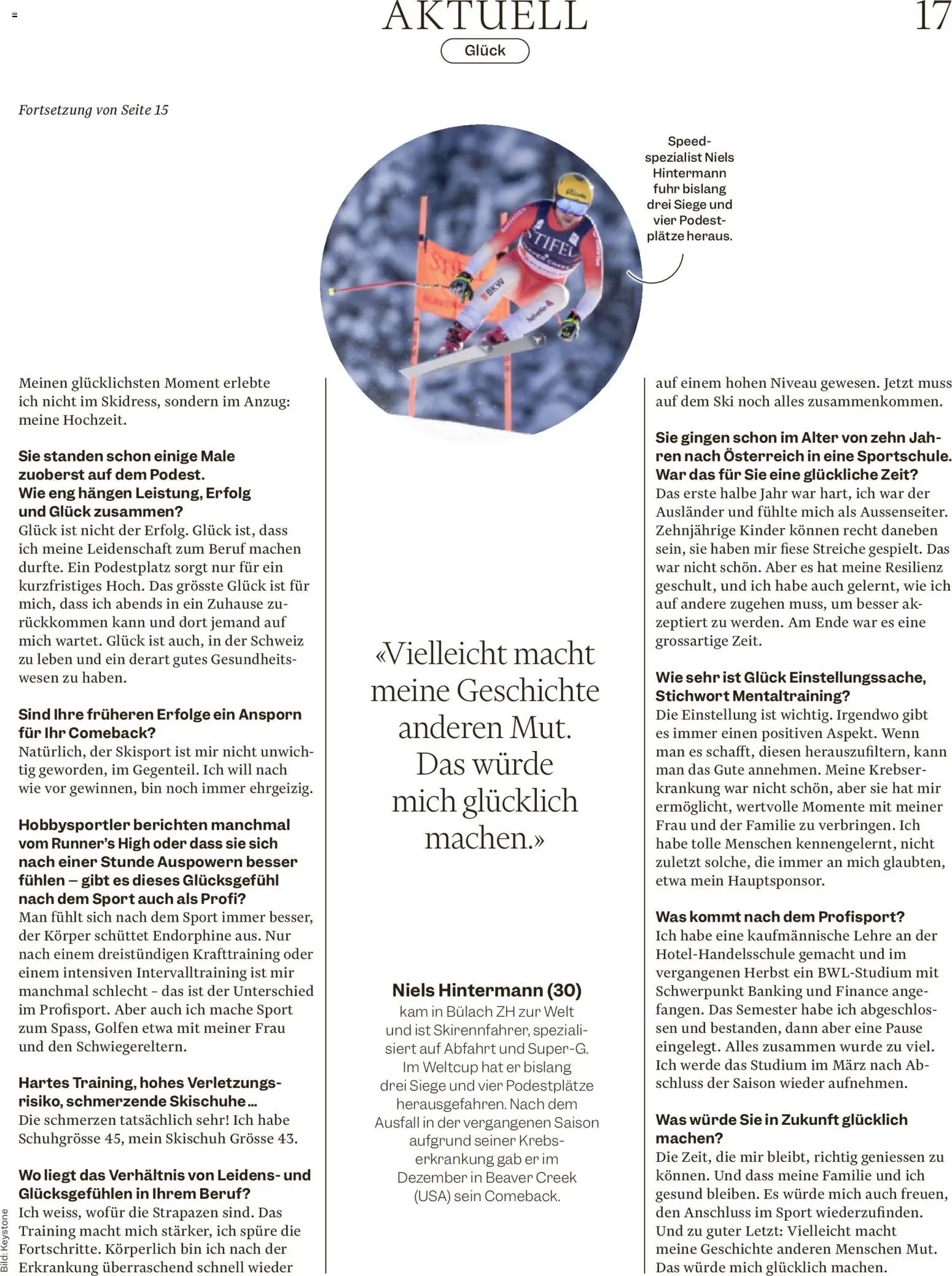 Migros - Magazin – gültig ab 05.01.2026 | Seite: 17 | Produkte: Anzug, Ski