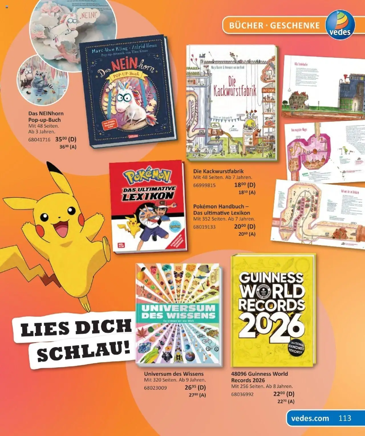 Vedes Das große Buch der Wünsche – gültig ab 29.09.2025 | Seite: 113