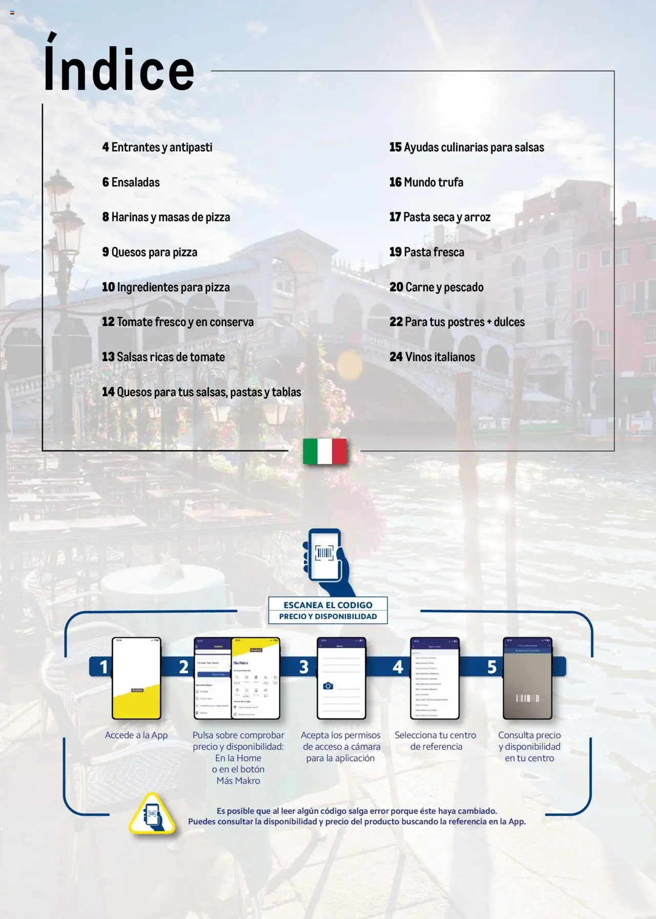 Makro - Restaurantes Italianos Canarias │ válido desde el 01.05.2025 | Página: 2 | Productos: Κρεμάστρα, Pizza, Pasta, Cámara