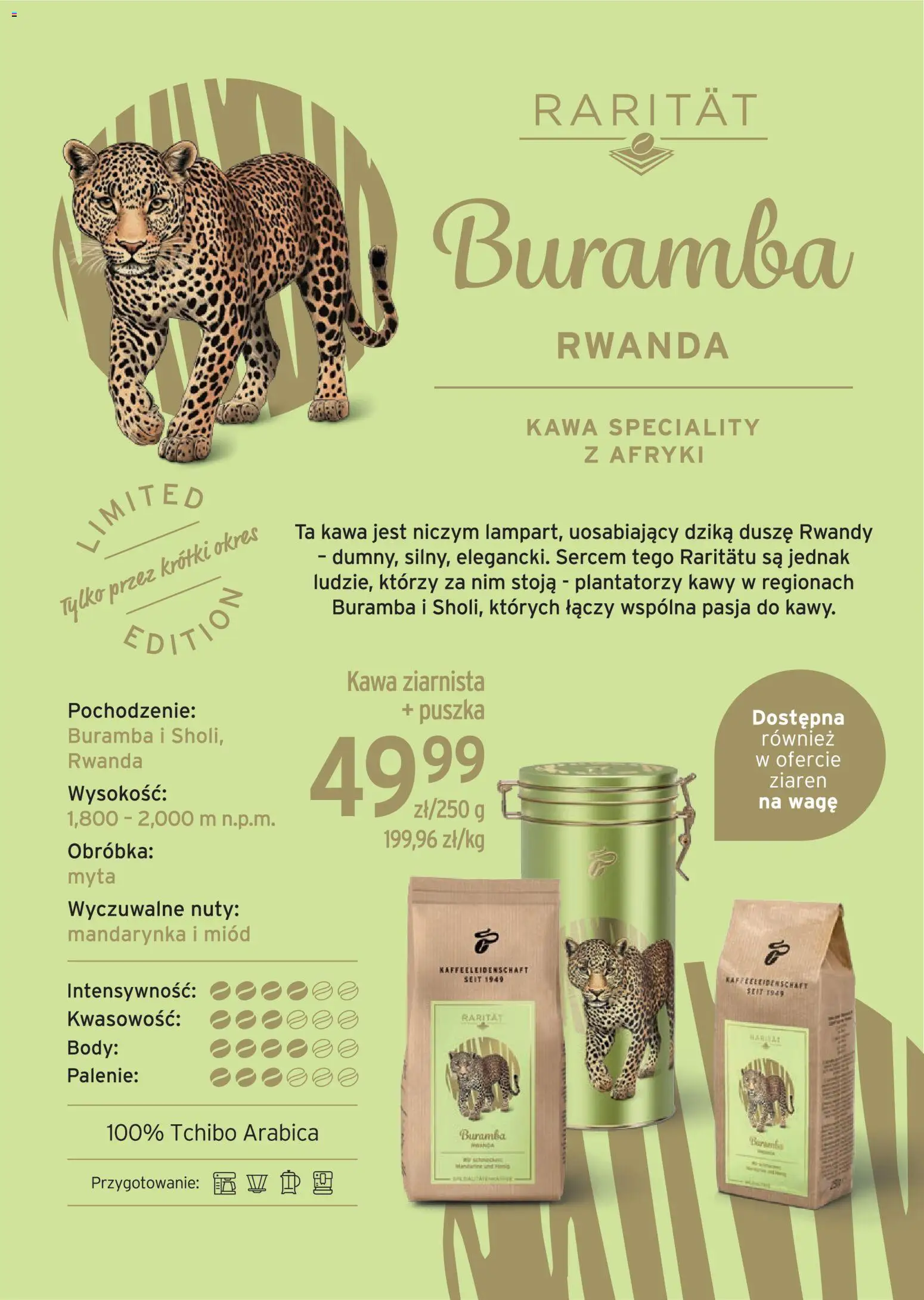 Tchibo promocje od 07.04.2026 | Strona: 16 | Produkty: Miód, Kawa ziarnista, Tchibo, Body