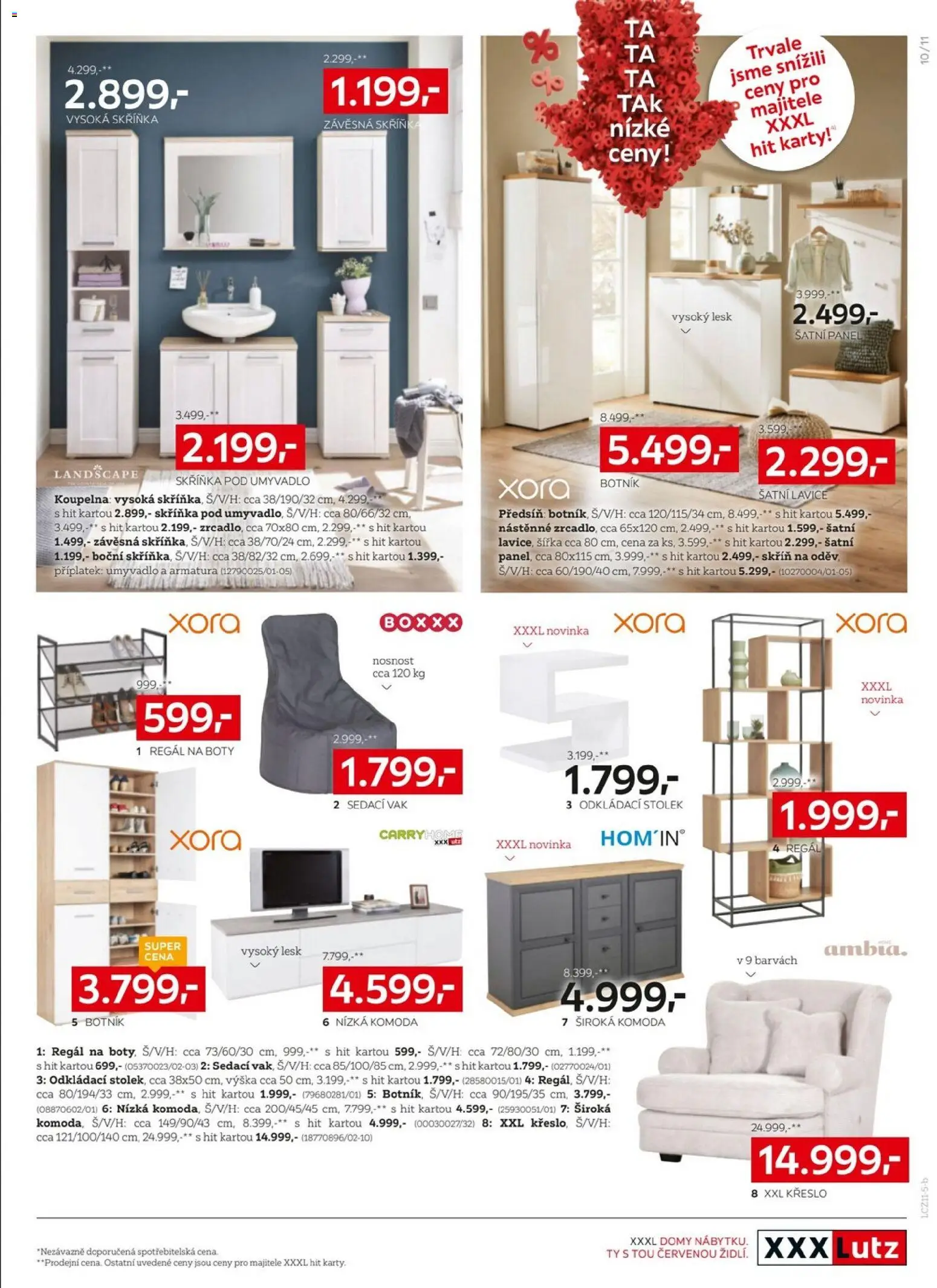 XXXLutz Black Friday od 10.11.2025 | Strana: 11 | Produkty: Boty, Křeslo, Umyvadlo, Koupelna