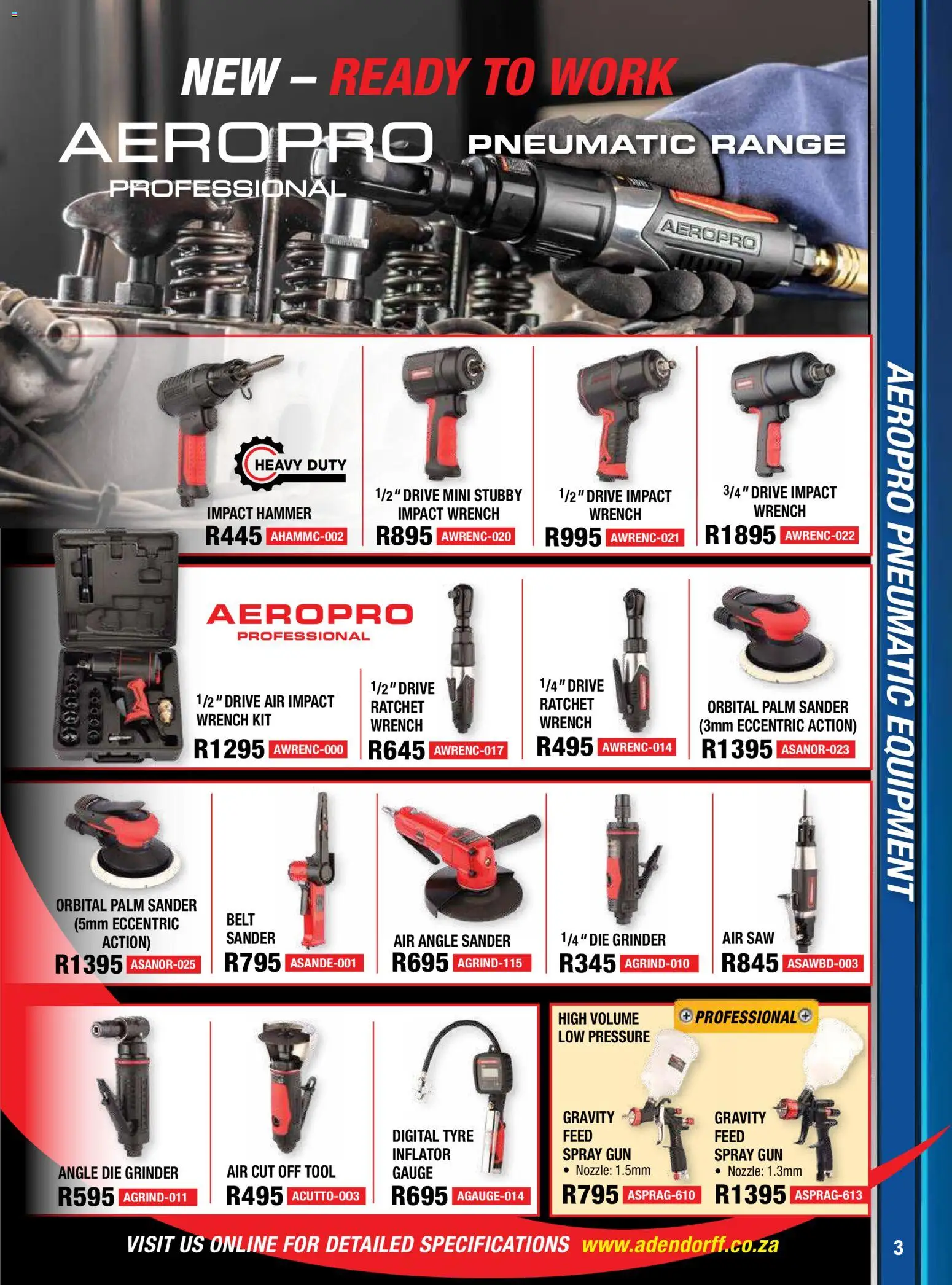 New Adendorff catalogue – valid from 01.02.2026 | Page: 5 | Products: Belt, Grinder, Wrench, Hammer