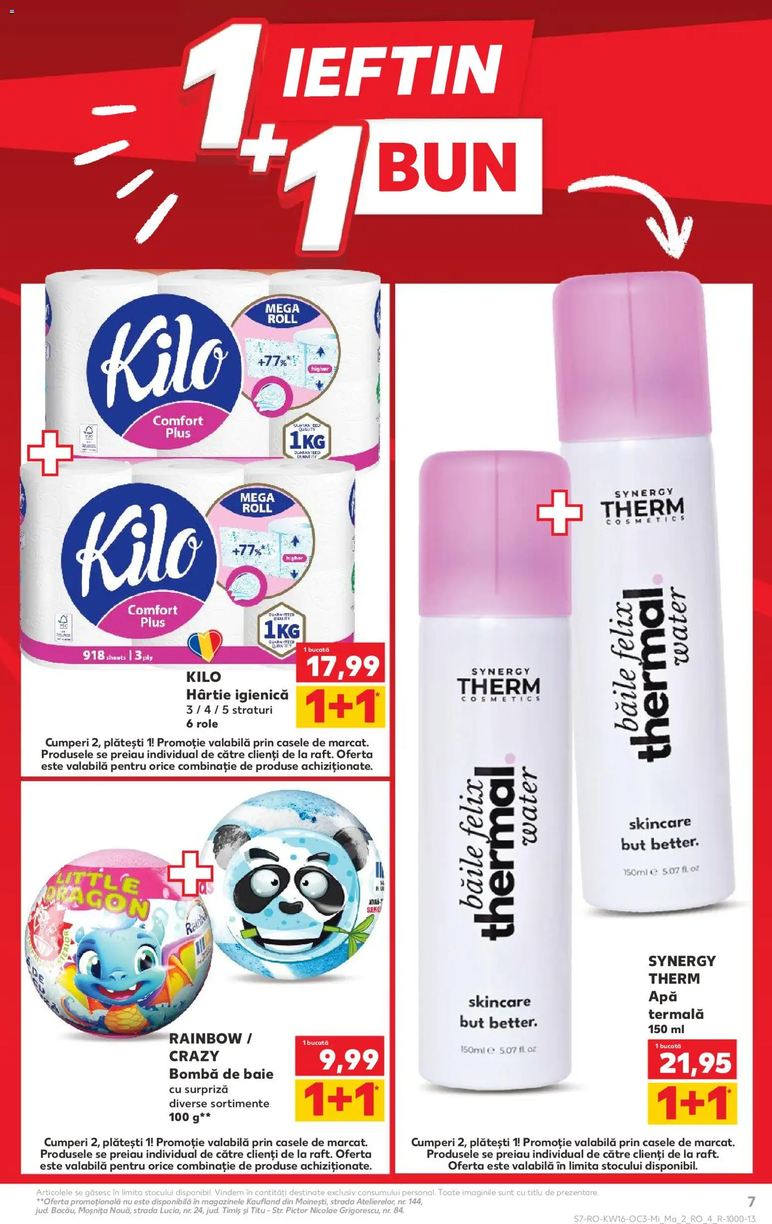 Kaufland RO akciós ujság - amely érvényes a következő dátumtól: 15.04.2026 | Oldal: 7