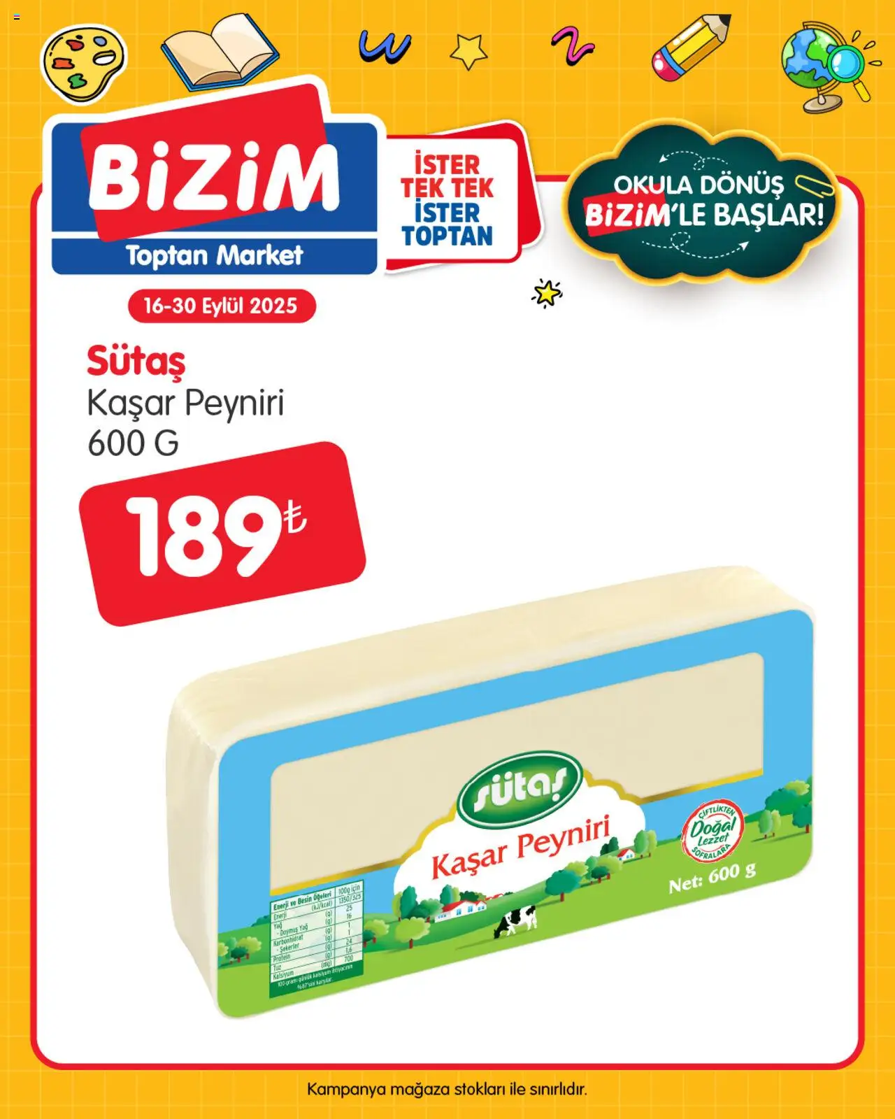 Bizim Toptan - Okula dönüş  - 16.09.2025 tarihinden itibaren geçerlidir | Sayfa: 7 | Ürünler: Yağ