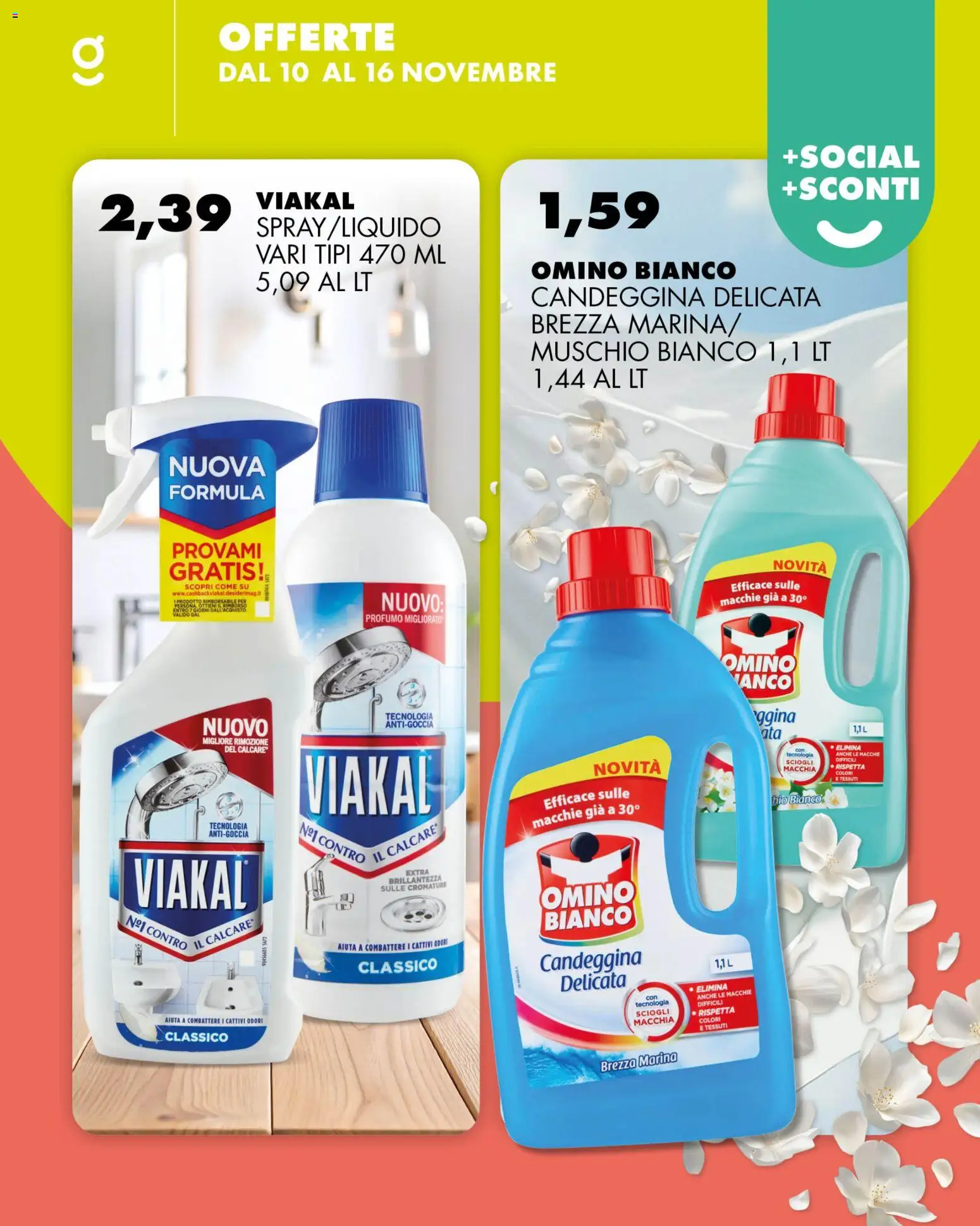 Volantino GECOP del 10.11.2025 | Pagina: 4 | Prodotti: Candeggina, Profumo