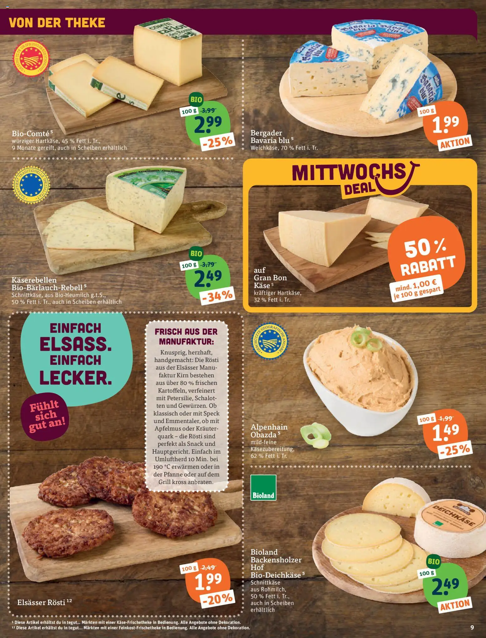 Tegut Prospekt – gültig ab 09.03.2026 | Seite: 11 | Produkte: Grill, Quark, Käse, Theke