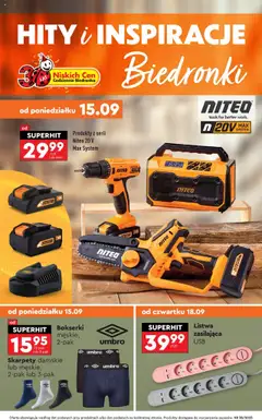 Pogląd oferty "Biedronka gazetka - Hity i inspiracje" - ważna od 15.09.2025