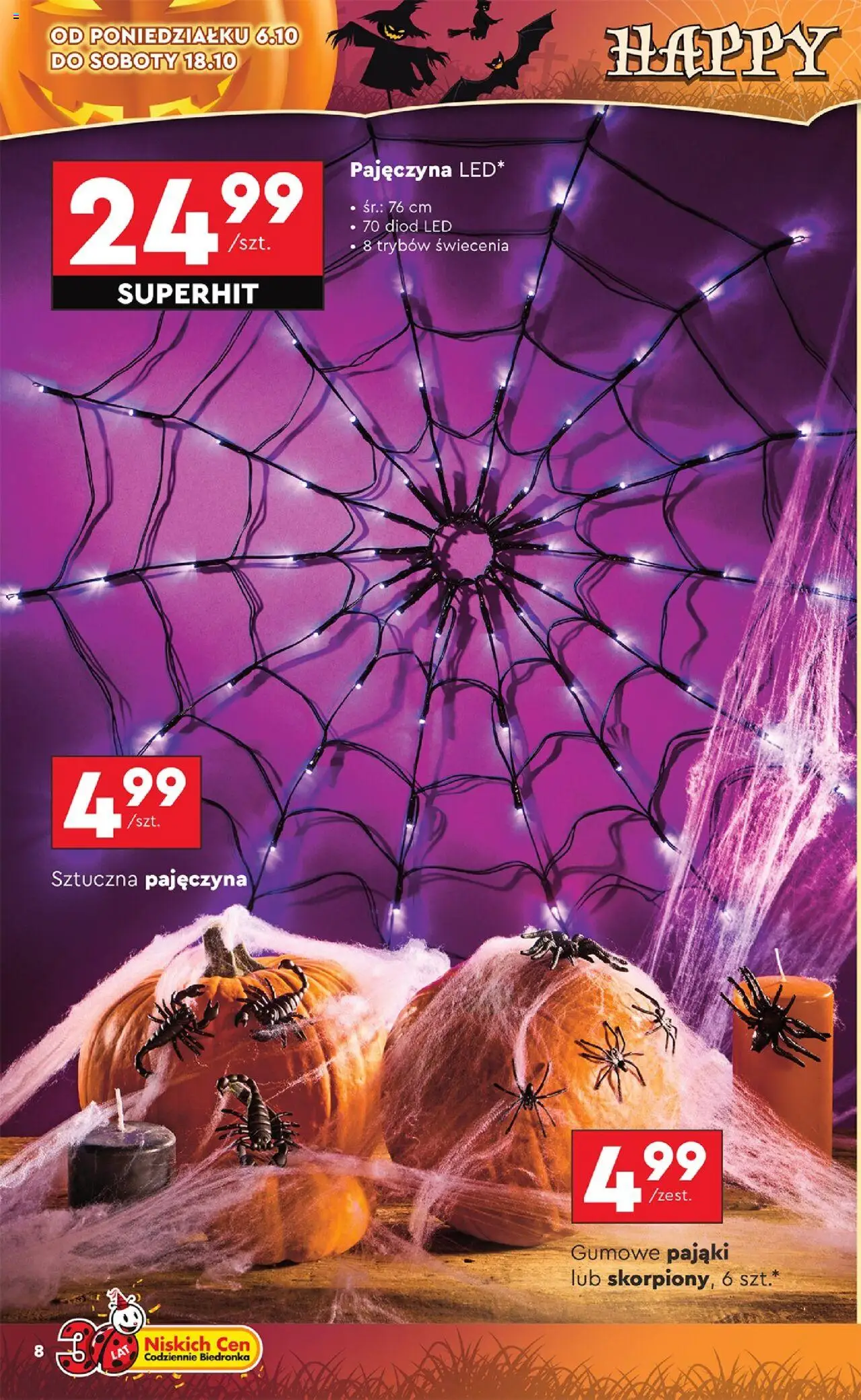Biedronka gazetka - Hity i inspiracje od 06.10.2025 | Strona: 8