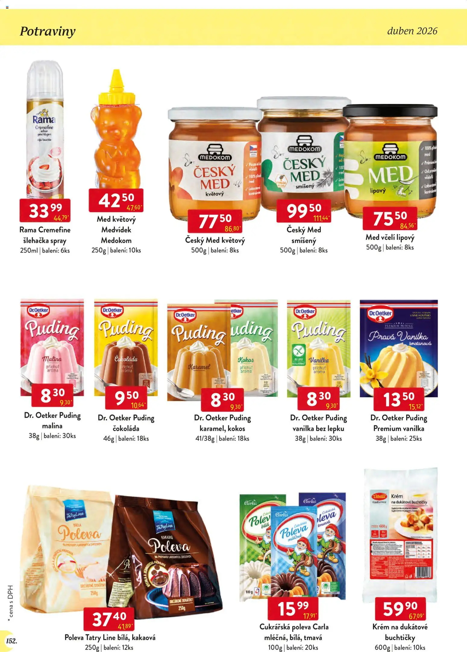 Astur & Qanto leták - Velkoobchod 04/2026 od 01.04.2026 | Strana: 152 | Produkty: Čokoláda, Krém, Puding, Kokos