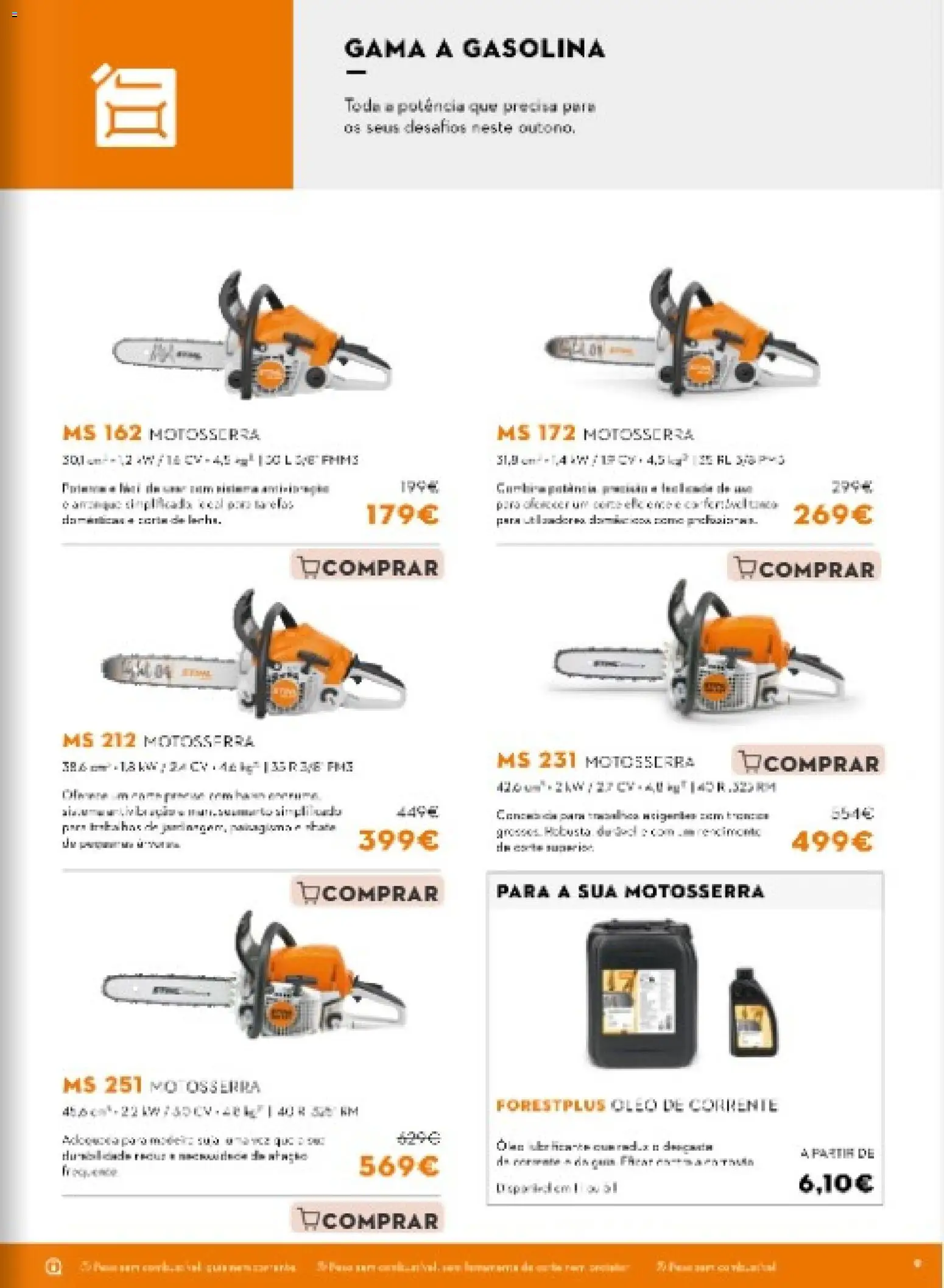 Stihl folheto │ válido de 29.09.2025 | Página: 9 | Produtos: Óleo