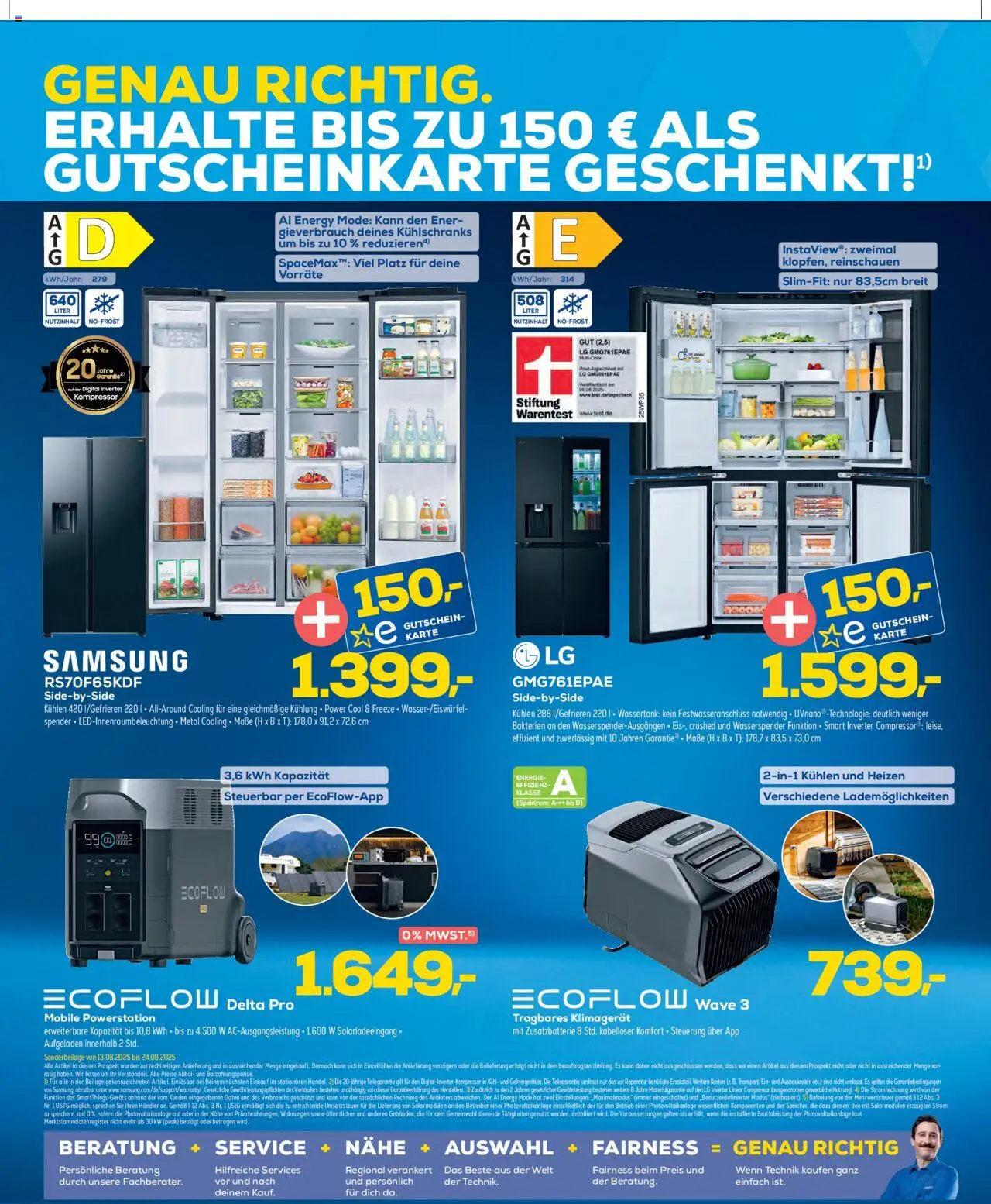 Euronics  Aktueller Prospekt - gültig ab dem 13.08.2025 | Seite: 12 | Produkte: LG, Energy, Samsung, Klimagerät