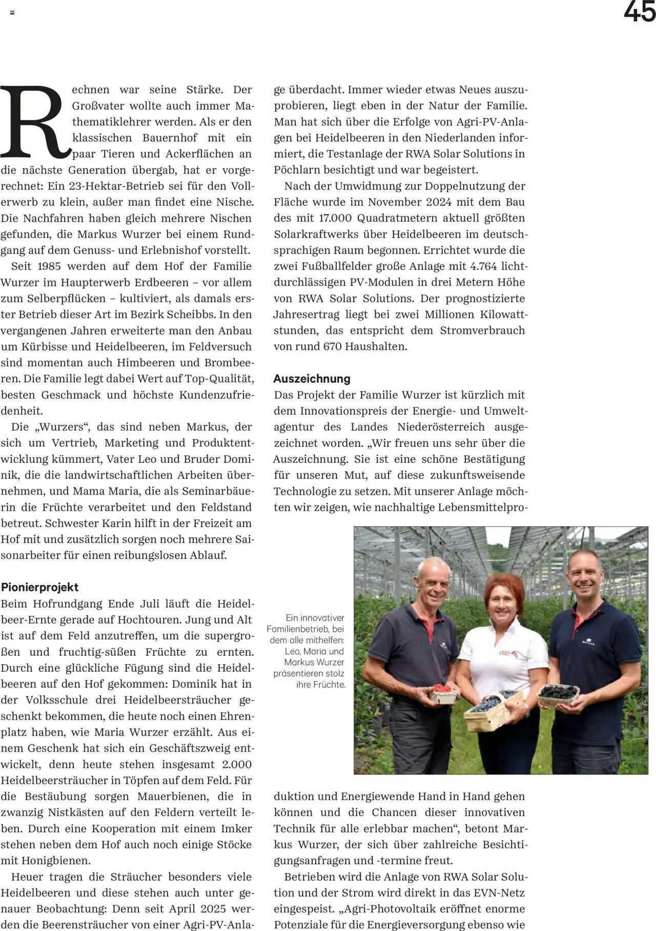 Lagerhaus  Unser Land September 2025 gültig ab 20.08.2025 | Seite: 45 | Produkte: Erdbeeren