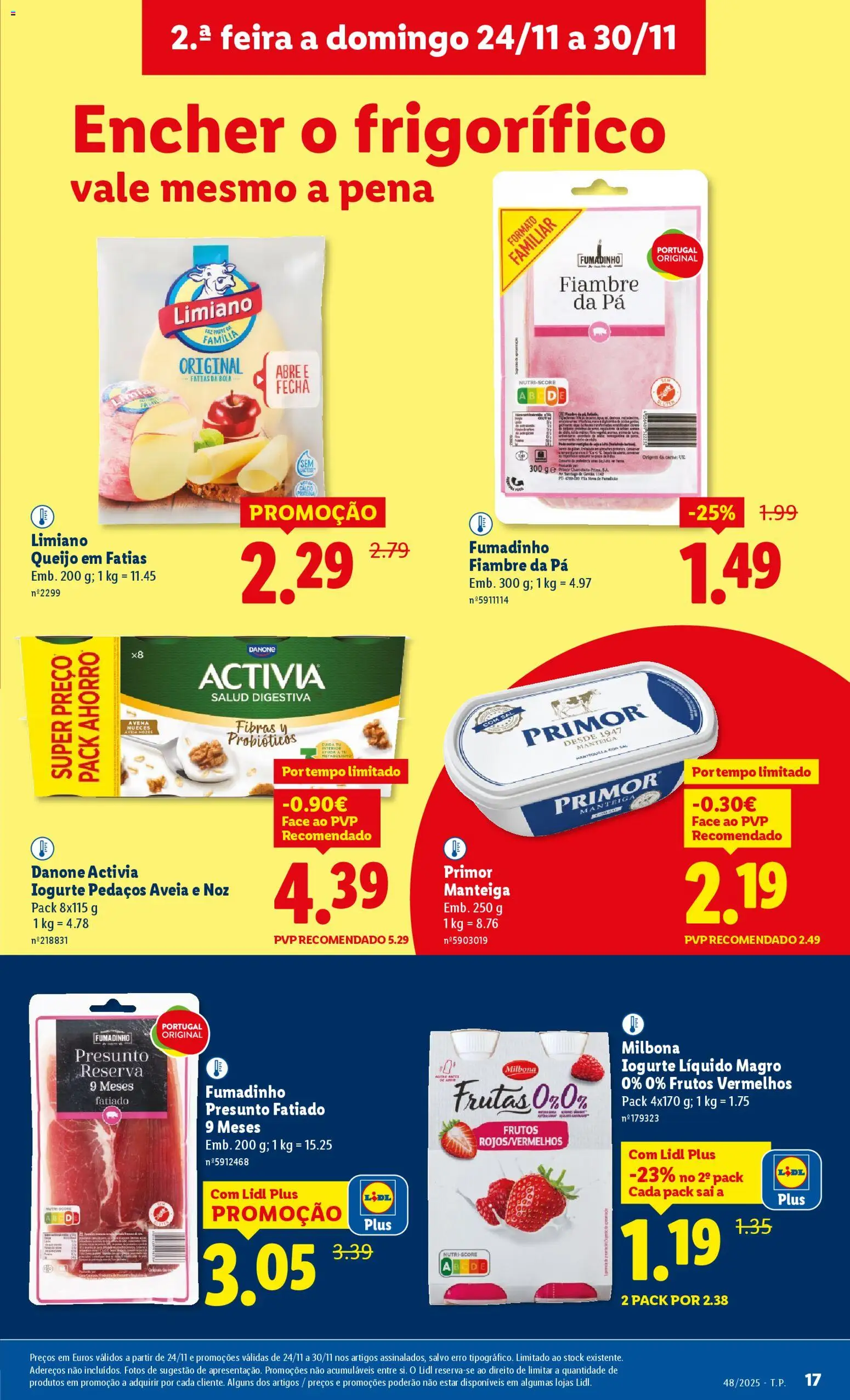Lidl Black Friday │ válido de 24.11.2025 | Página: 17 | Produtos: Sal, Manteiga, Presunto, Carne