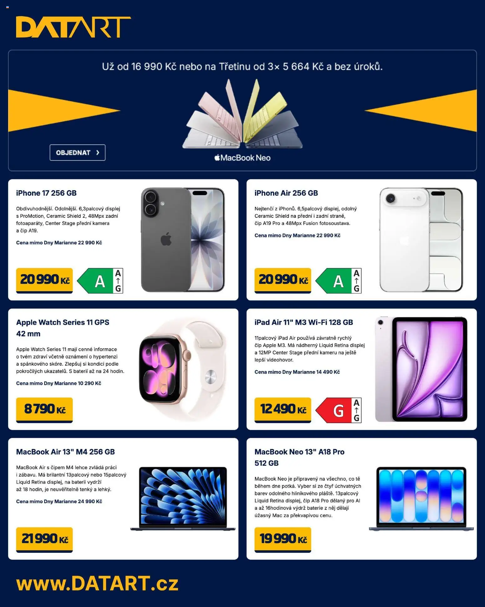 Datart leták od 17.04.2026 | Strana: 4 | Produkty: Iphone, Kamera, Apple, Baterie