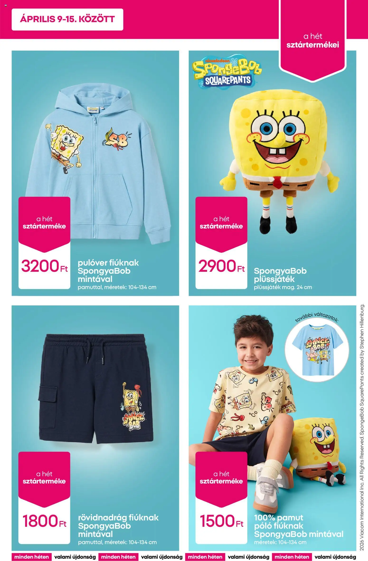 Pepco akciós ujság - amely érvényes a következő dátumtól: 09.04.2026 | Oldal: 5 | Termékek: Pulóver, Rövidnadrág