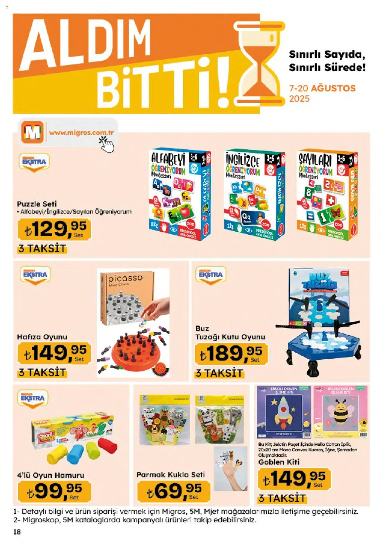 Migros Katalog - Migroskop - 07.08.2025 tarihinden itibaren geçerlidir | Sayfa: 108 | Ürünler: Kutu, Oyun hamuru, Oyun