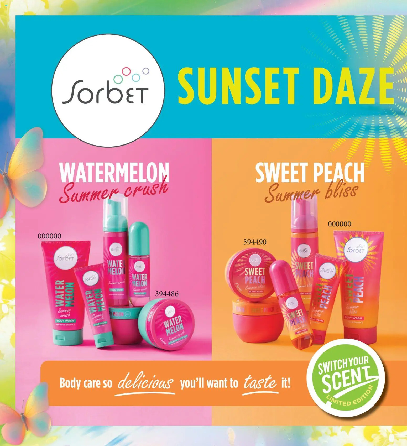 New Clicks catalogue – valid from 30.10.2025 | Page: 4 | Products: Switch, Body cream, Water, Body wash