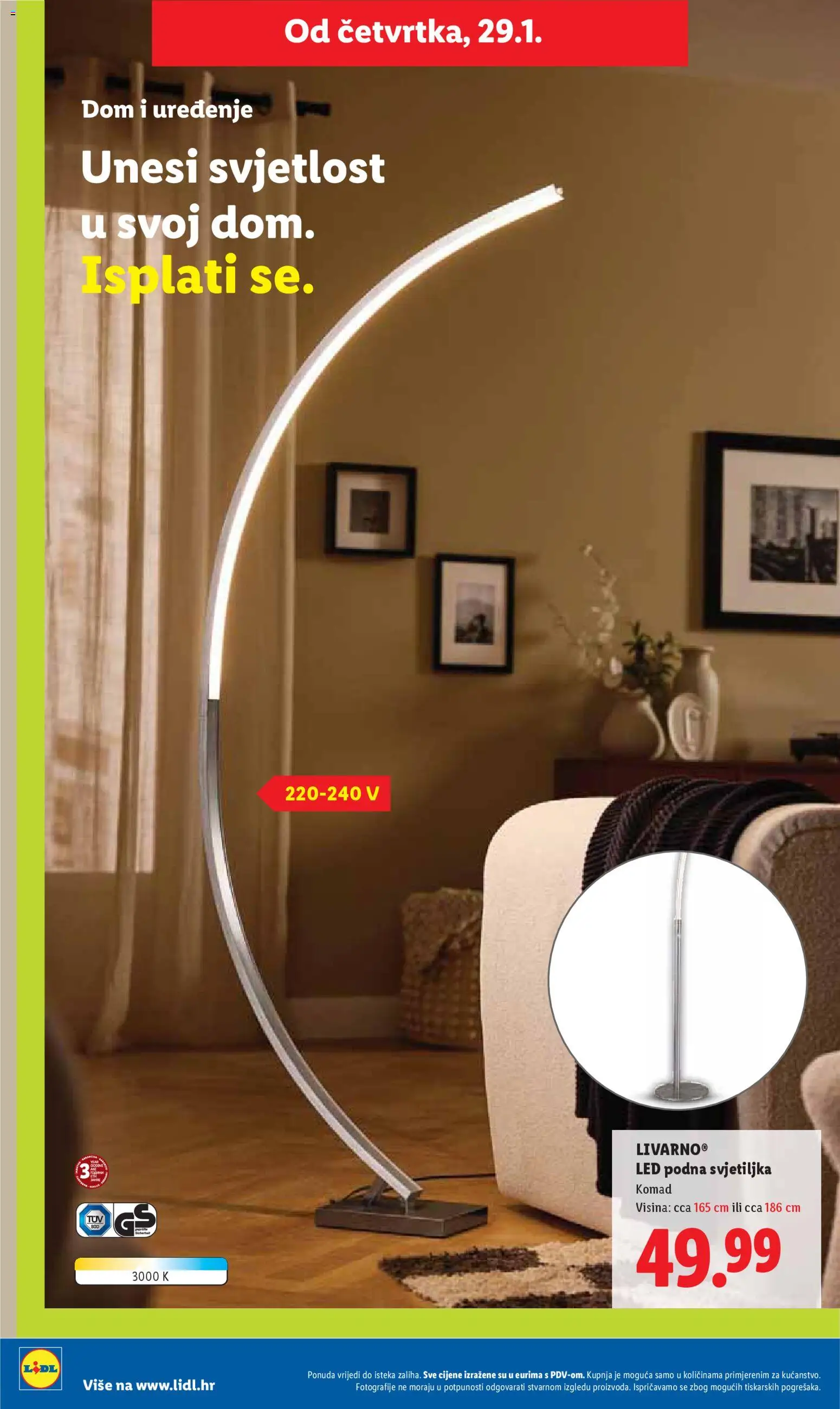 Lidl katalog | vrijedi od 26.01.2026 | Stranica: 32 | Proizvodi: Svjetiljka