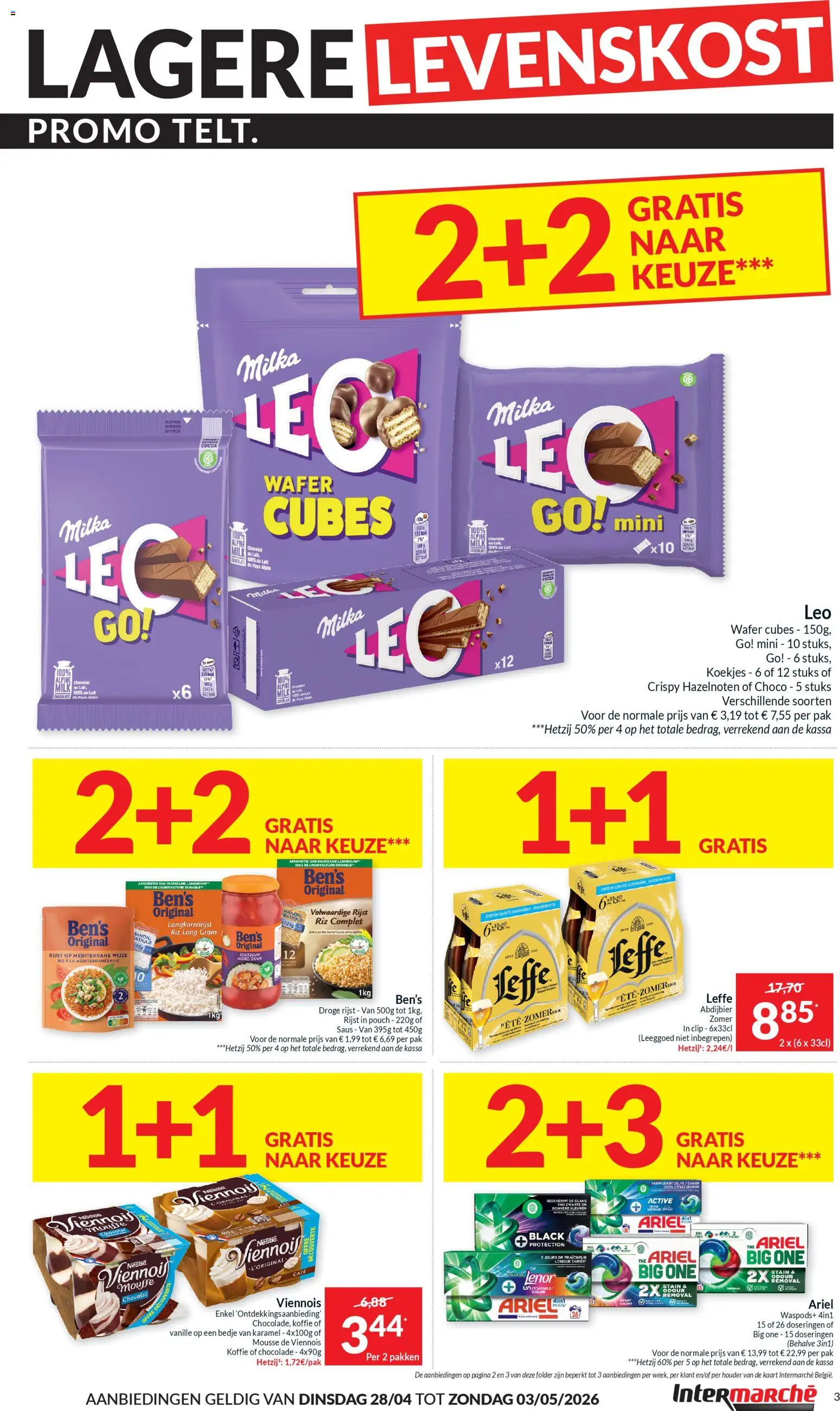 {H1} | Pagina: 3 | Producten: La, Kaart, Koffie, Chocolade