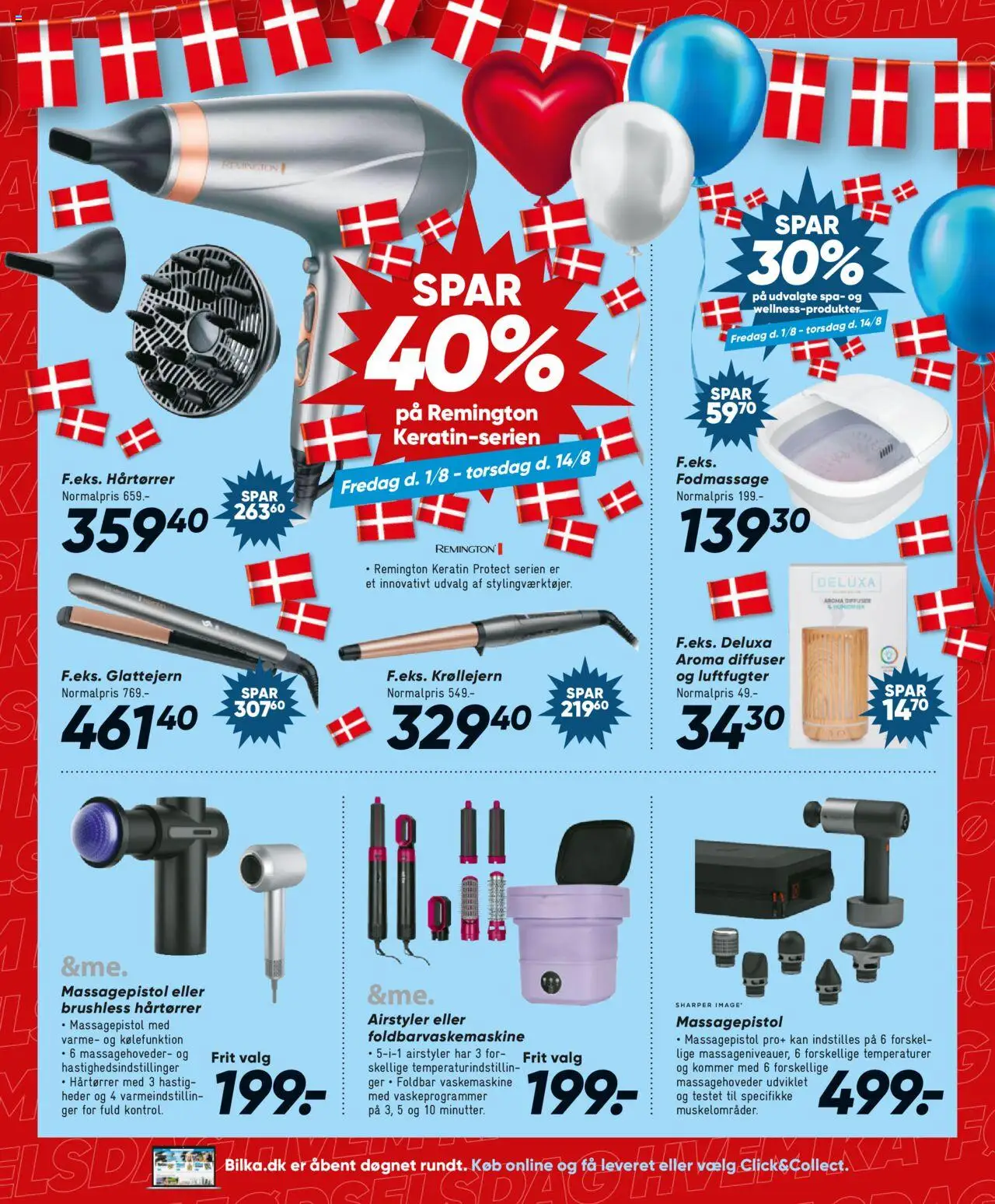 Bilka Tilbudsavis gyldig fra 01.08.2025 | Side: 35 | Produkter: Vaskemaskine, Krøllejern, Hårtørrer, Glattejern