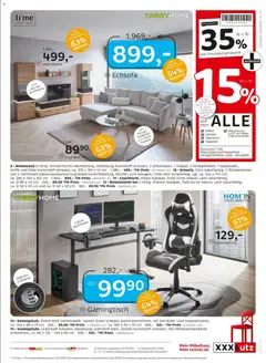 XXXLutz Nr. 1 beim Preis ab 11.04.2026 gültig | Seite: 17 | Produkte: Kabel, Ecksofa, Bett, Gamingstuhl