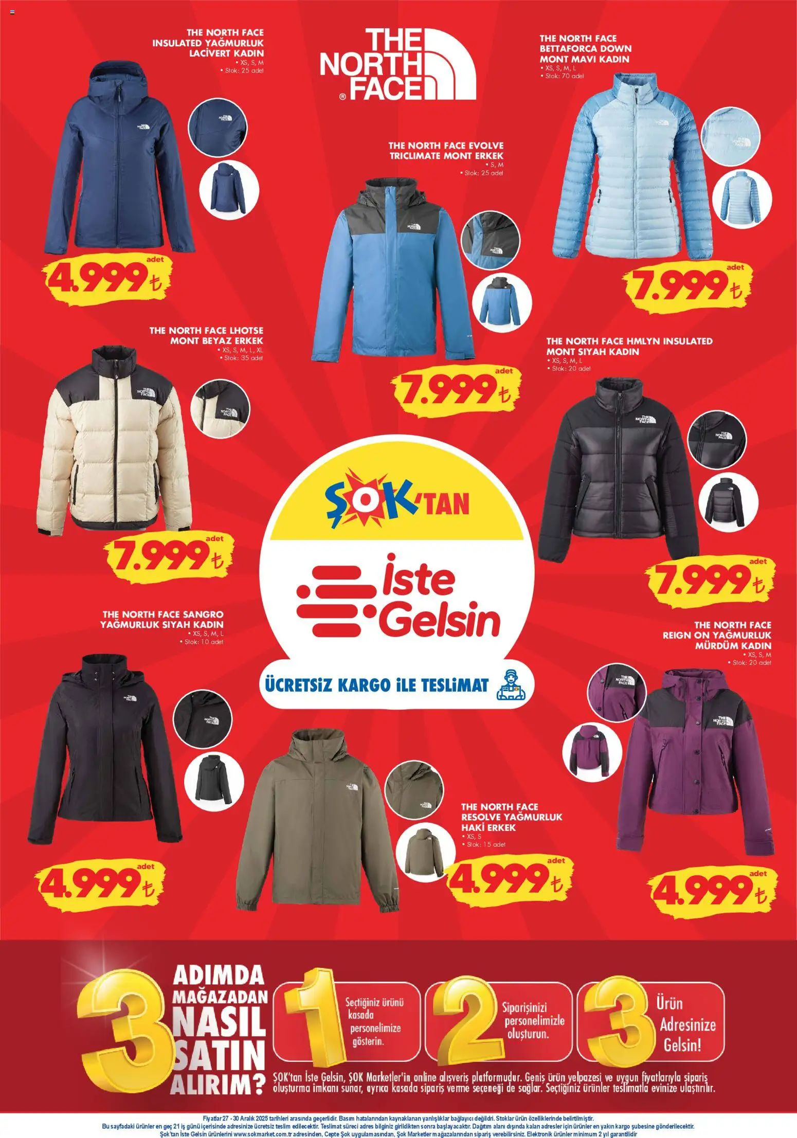 Şok Market Hafta sonu fırsatları - 27.12.2025 tarihinden itibaren geçerlidir | Sayfa: 4 | Ürünler: Mont, Bağlayıcı