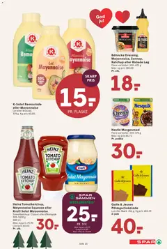 Spar - Tilbudsavis gyldig fra 19.12.2025 | Side: 18 | Produkter: Ketchup, Salat, Løg, Remoulade