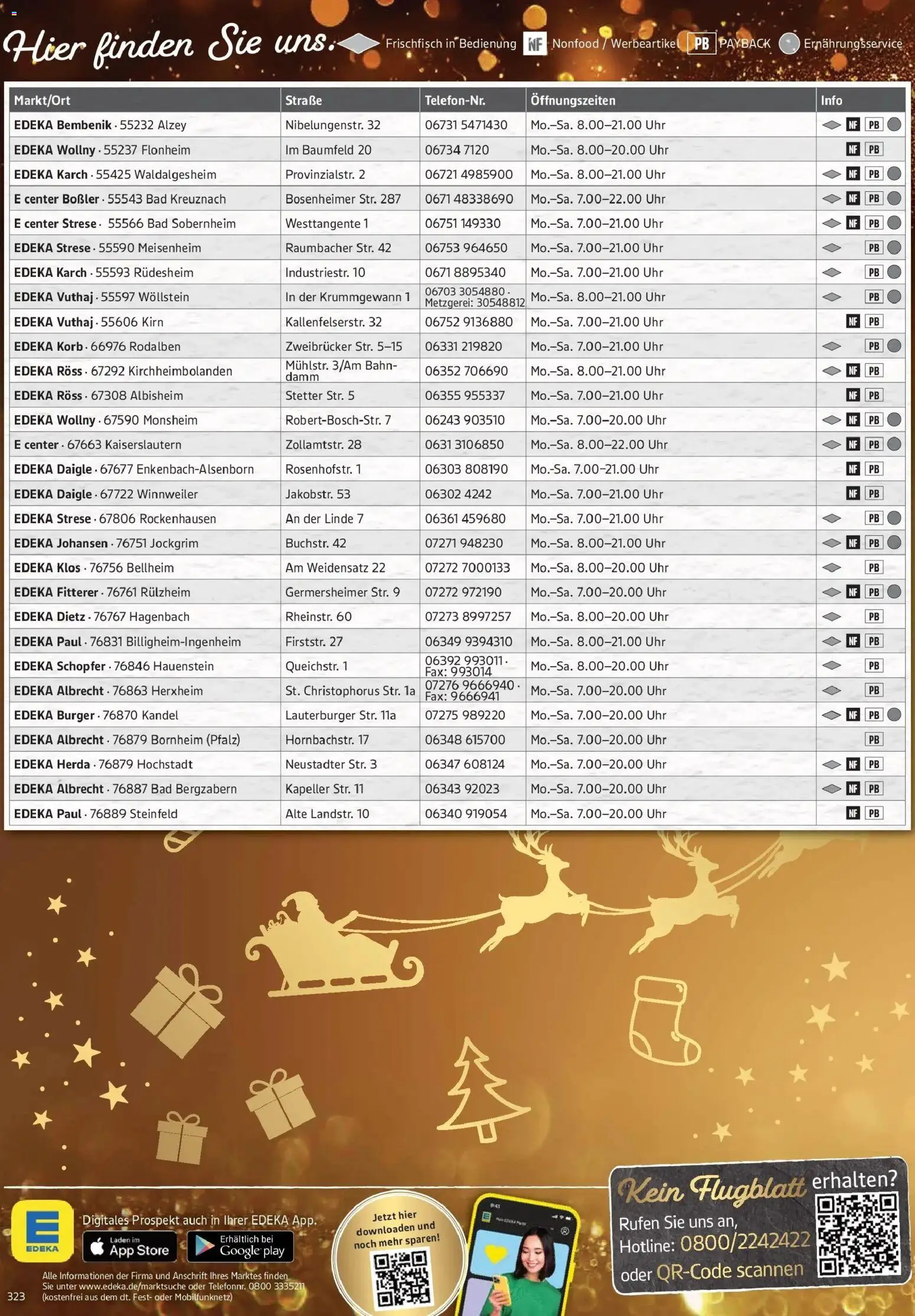 Edeka prospekt Steinfeld	 – gültig ab 08.12.2025 | Seite: 44 | Produkte: Bad, Korb, Burger, Uhr
