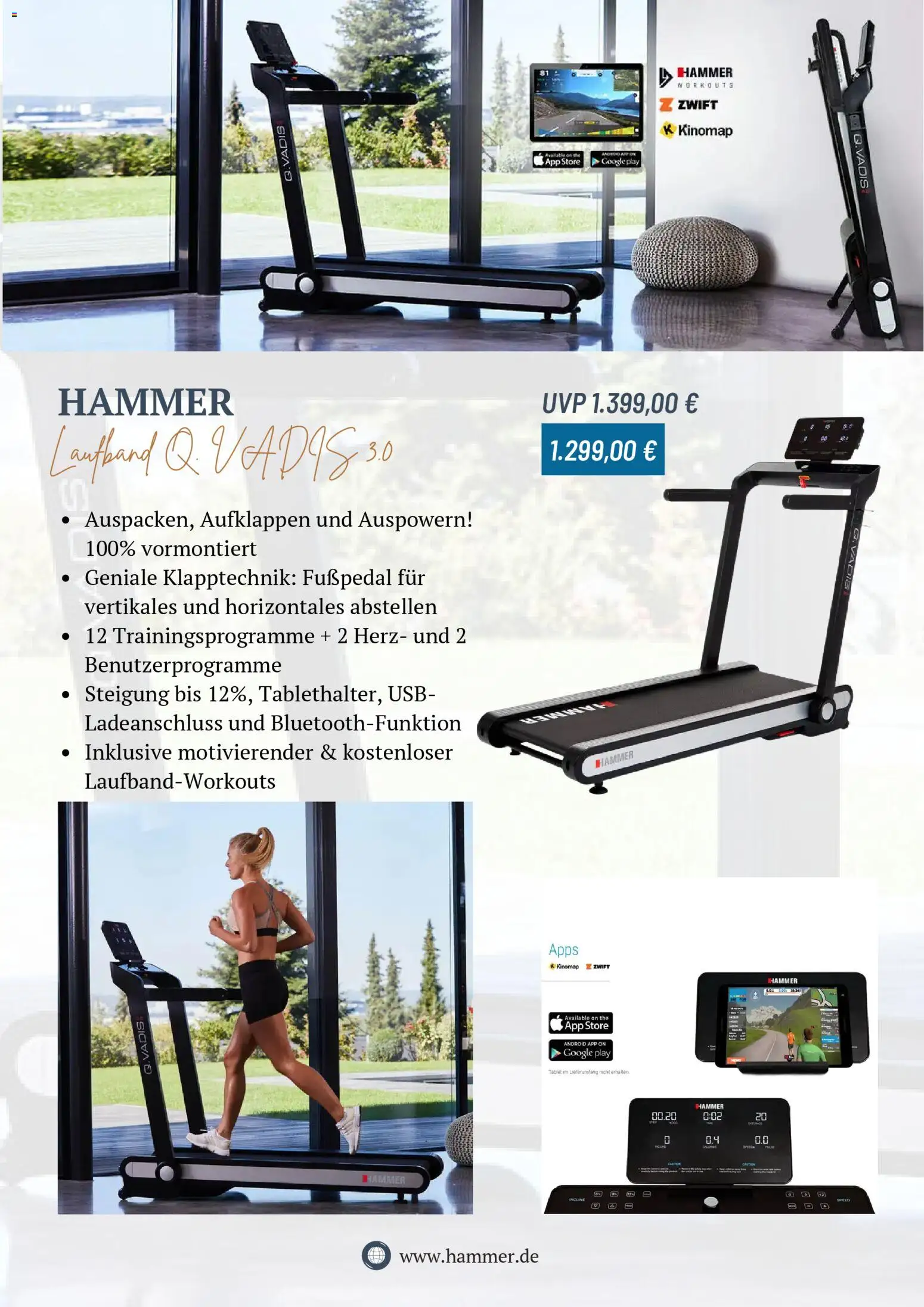Hammer Prospekt 	 – gültig ab 29.12.2025 | Seite: 11 | Produkte: USB, Laufband, Tablet