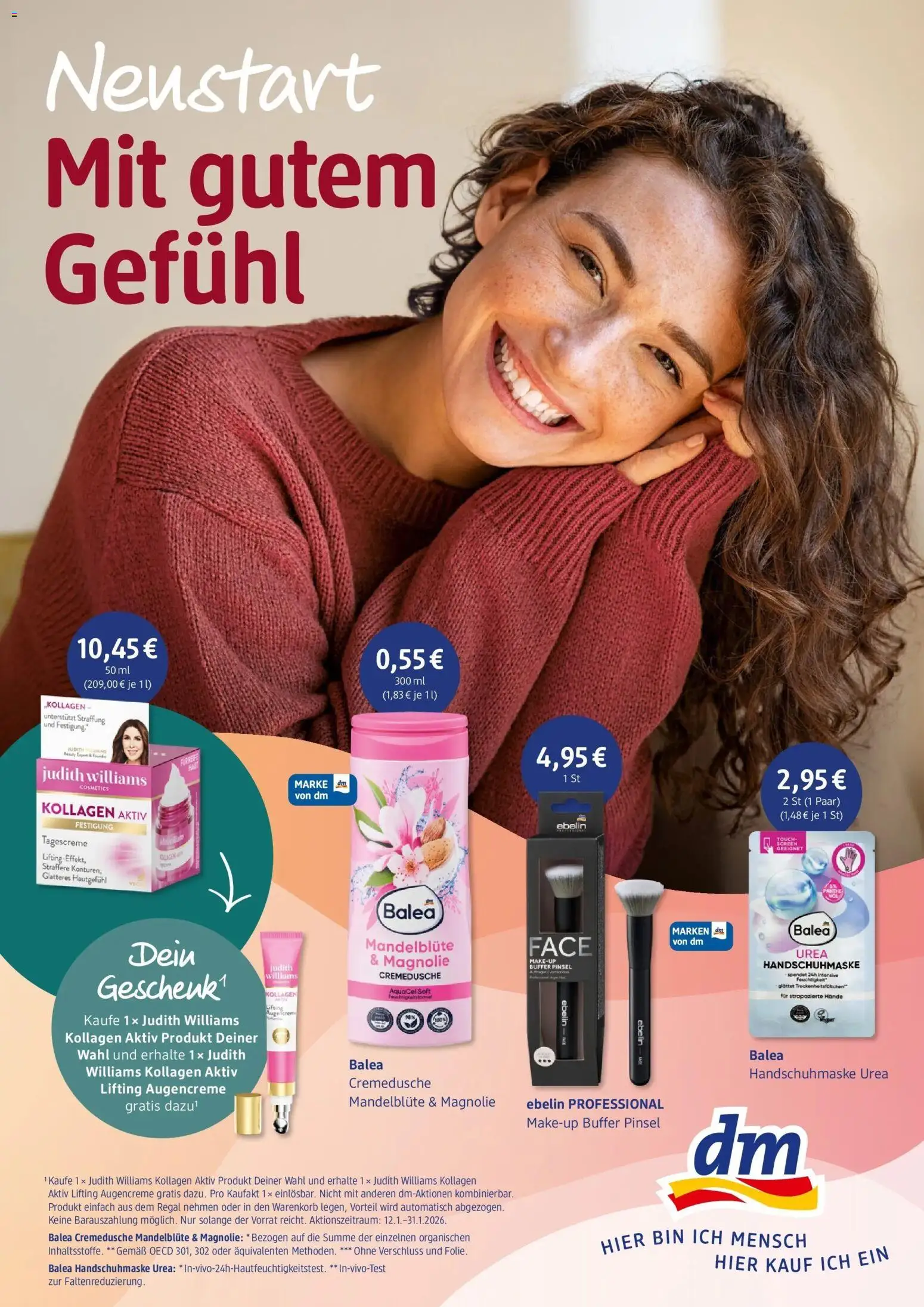 dm drogerie prospekt Trier – gültig ab 13.01.2026 | Seite: 1 | Produkte: Regal, Pinsel, Tagescreme