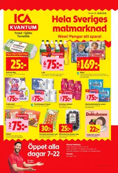 ICA Kvantum - Sjöbo - Förhandsvisning av reklamblad från butik ICA Kvantum aktuell från 25.08.2025