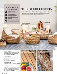 Dehner Gartenmöbel Trends 2026 ab 29.01.2026 gültig | Seite: 8 | Produkte: Sofa, Sessel, Tisch