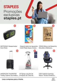 Pré-visualização Staples folheto válido de 16.03.2026