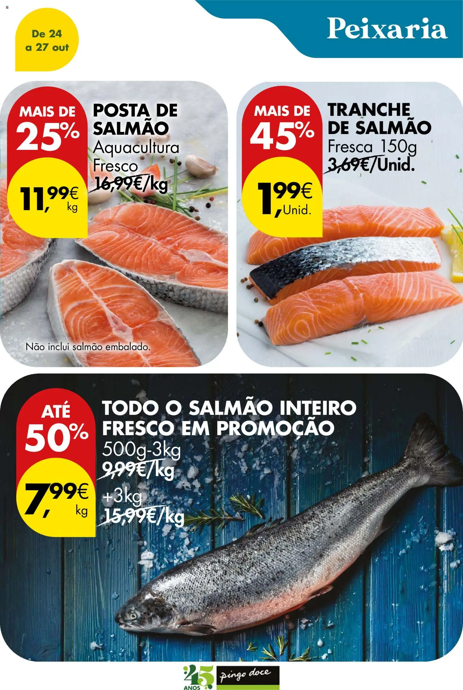 Pingo Doce Poupe este Fim de Semana │ válido de 24.10.2025 | Página: 3 | Produtos: Salmão